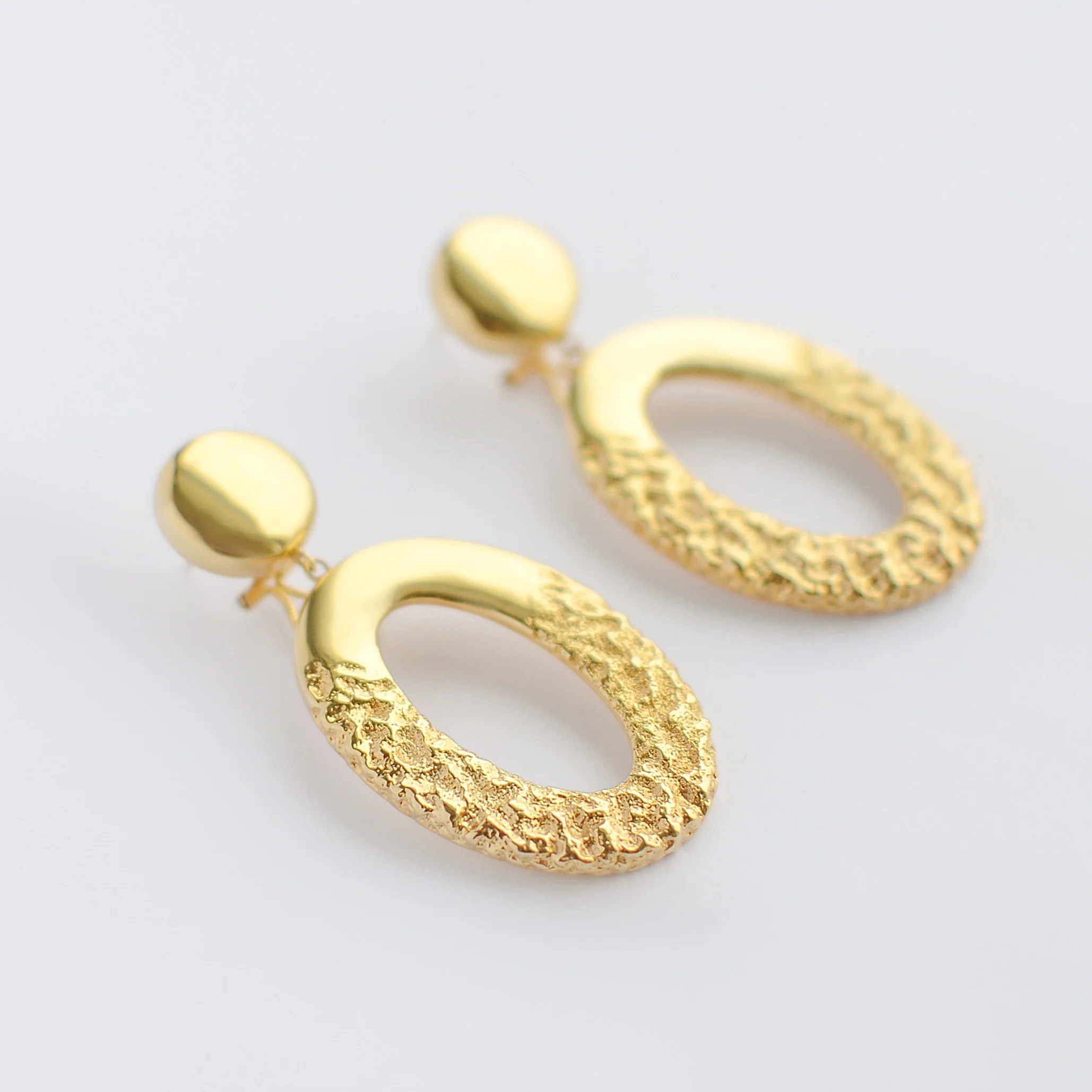Drop Earrings in 14K/585 Yellow Gold - Image 4