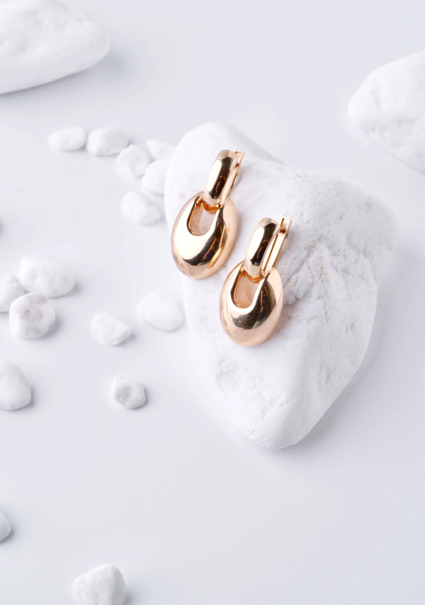 Drop Earrings in 14K/585 Rose Gold - Image 4