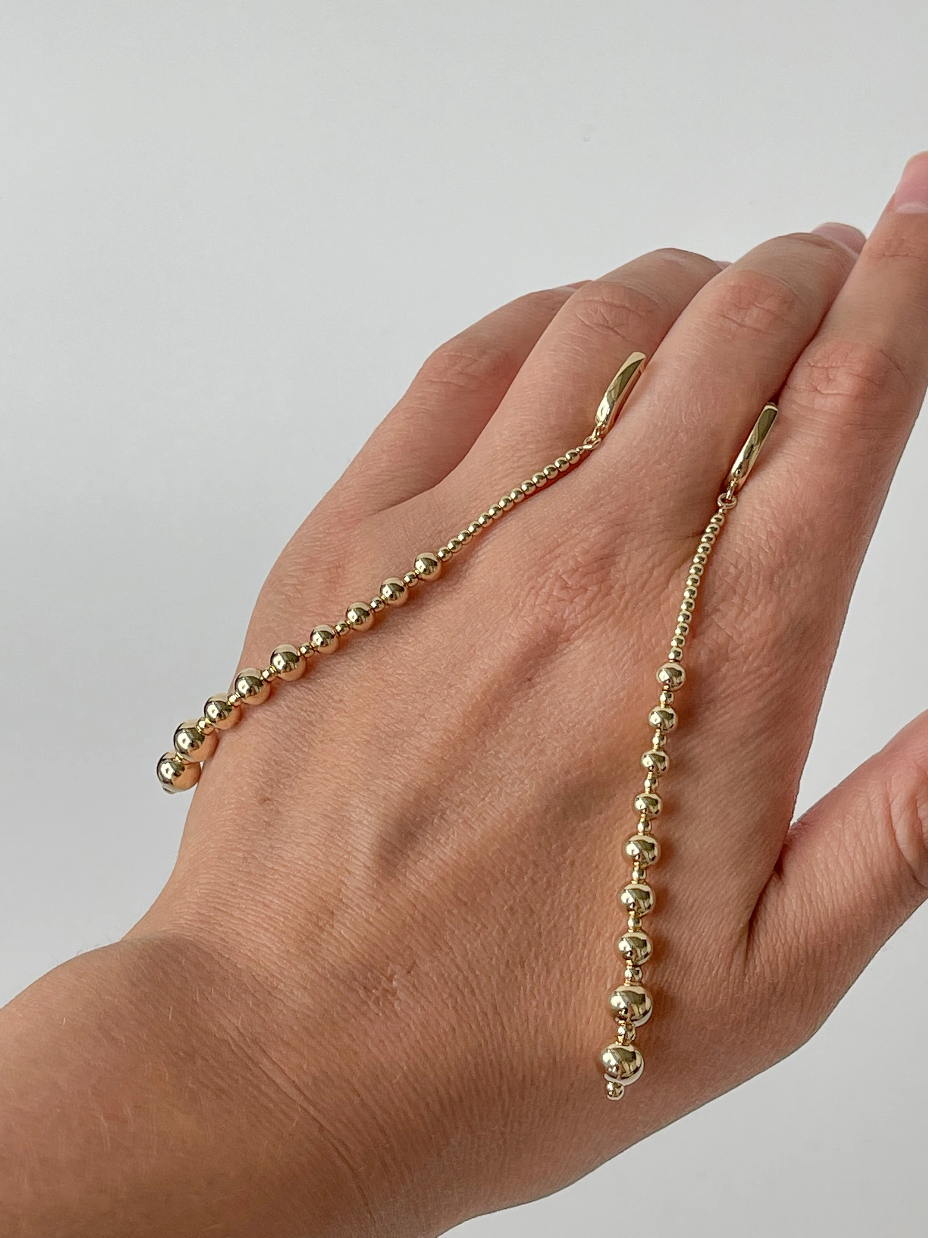 Drop Earrings in 14K/585 Yellow Gold - Image 6