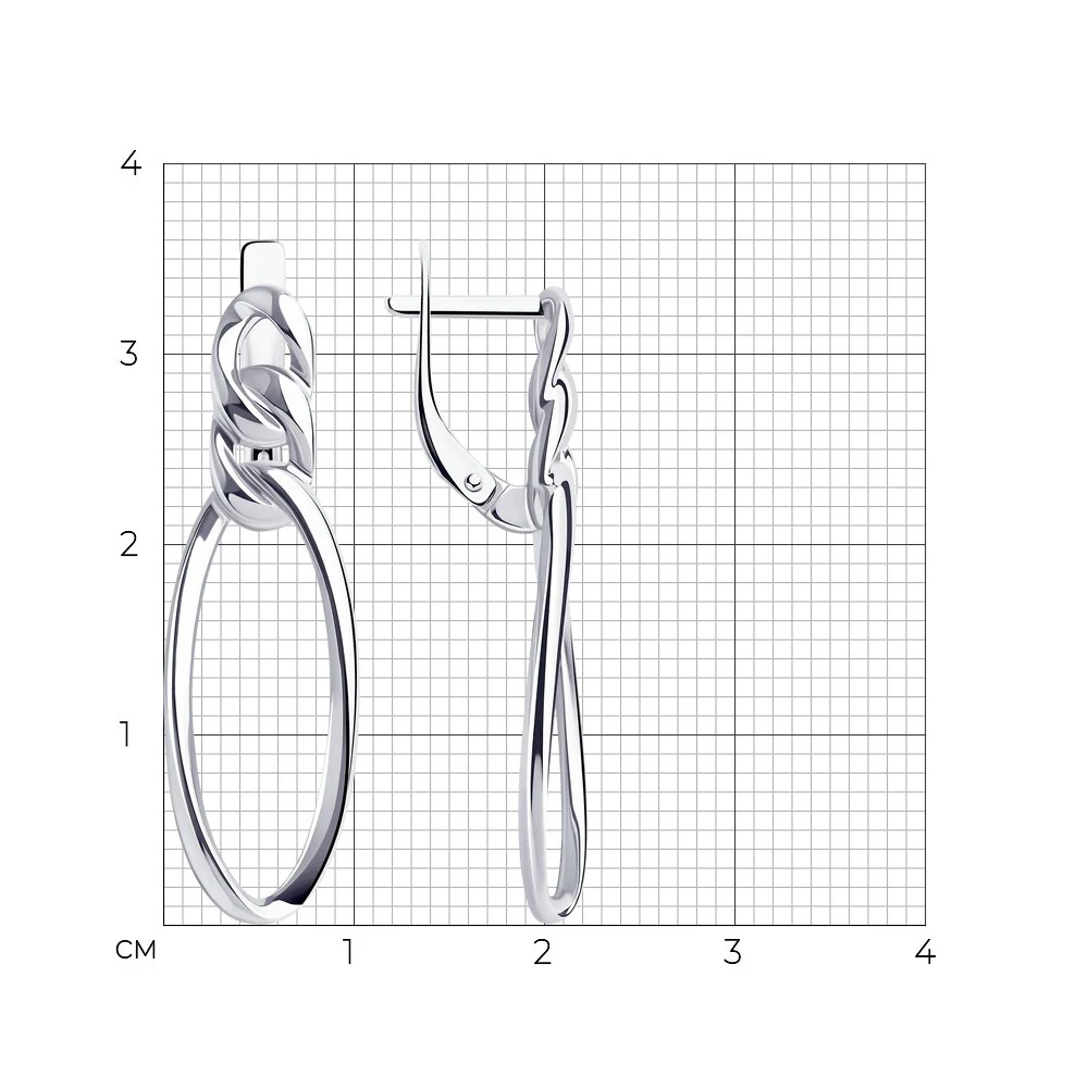 Drop 925 Sterling Silver Earrings - Image 2