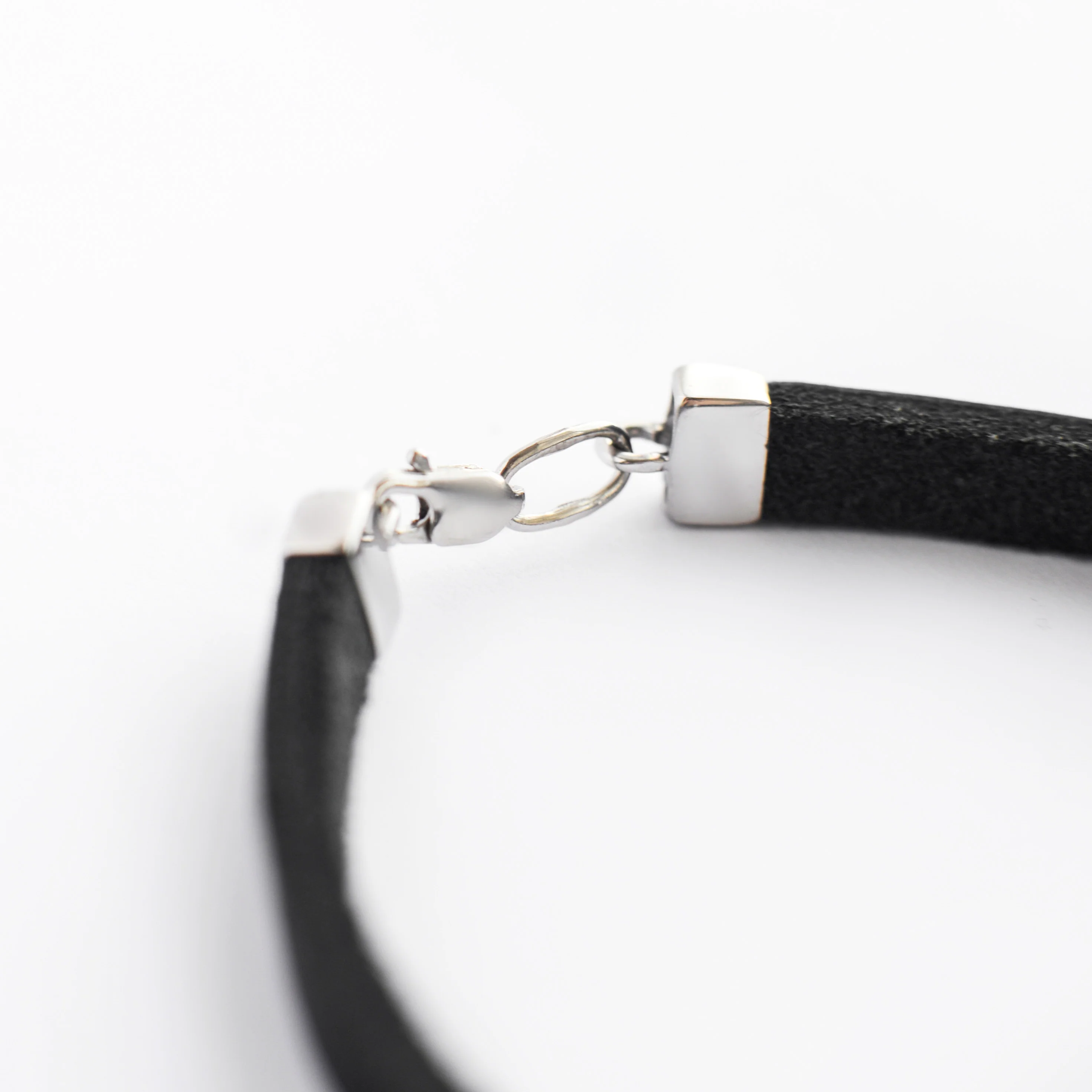 Leather Bracelet with 925 Sterling Silver Details and Tryzub - Image 5