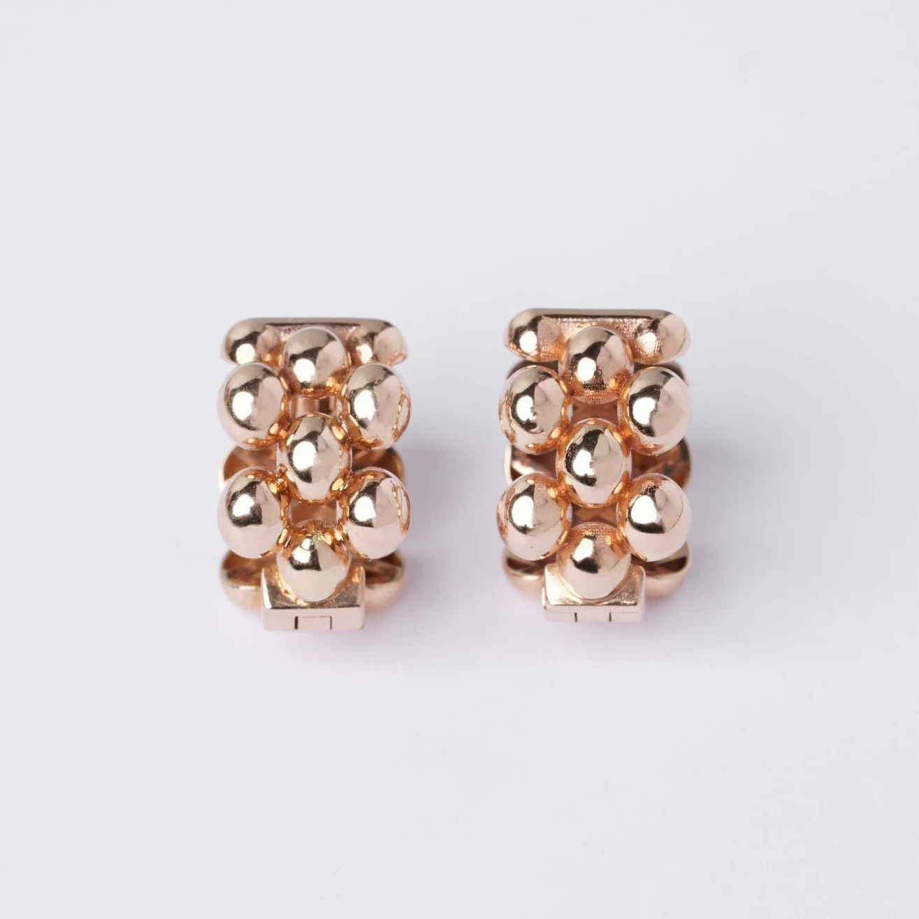 Hoop Earrings in 14K/585 Rose Gold - Image 7