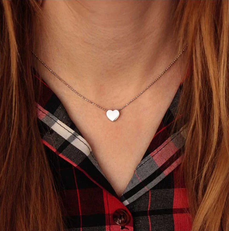 Heart Pendant in 14K/585 White Gold - Image 4