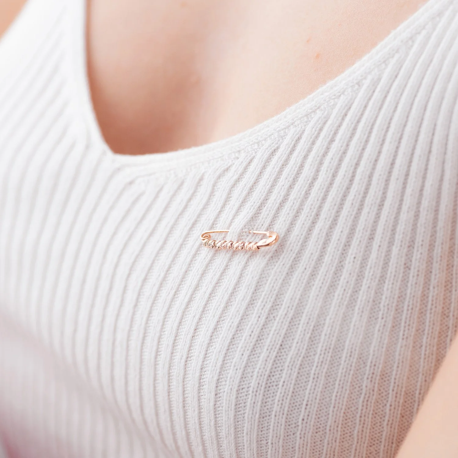 Jewellery Pin in 14K/585 Rose Gold - Image 3