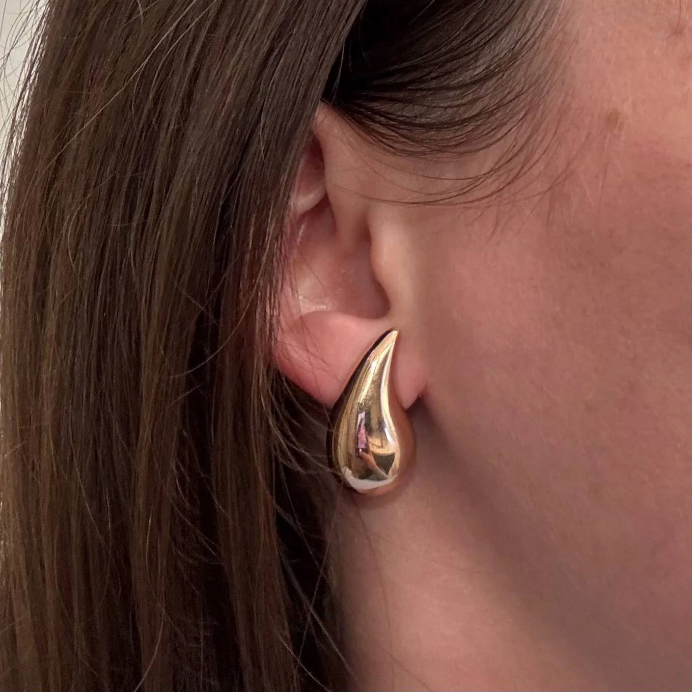 Lever Back Drop Earrings in 14K/585 Rose Gold - Image 2