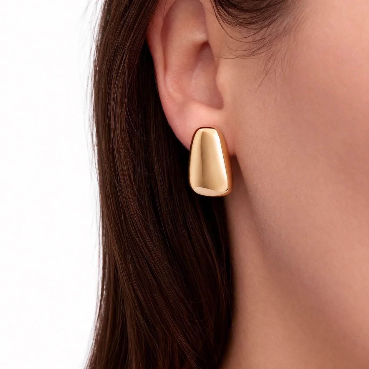 Lever Back Earrings in 14K/585 Rose Gold - Image 2