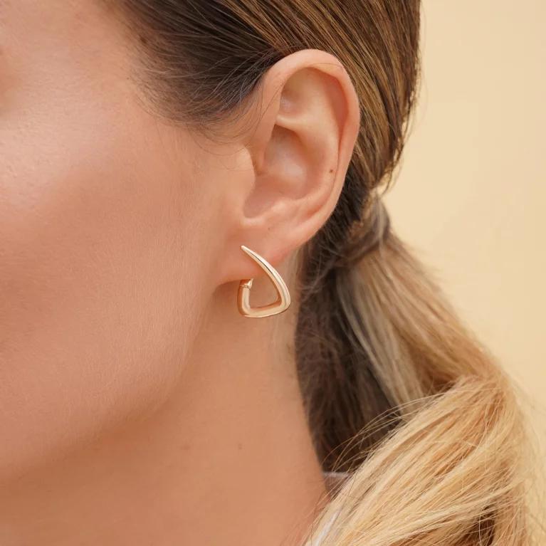 Lever Back Earrings in 14K/585 Rose Gold - Image 4