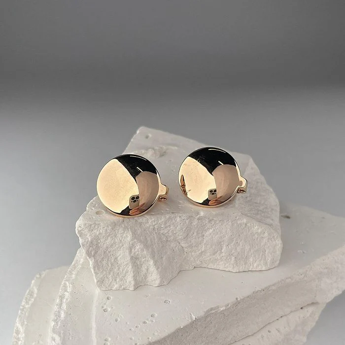 Lever Back Earrings in 14K/585 Rose Gold - Image 4