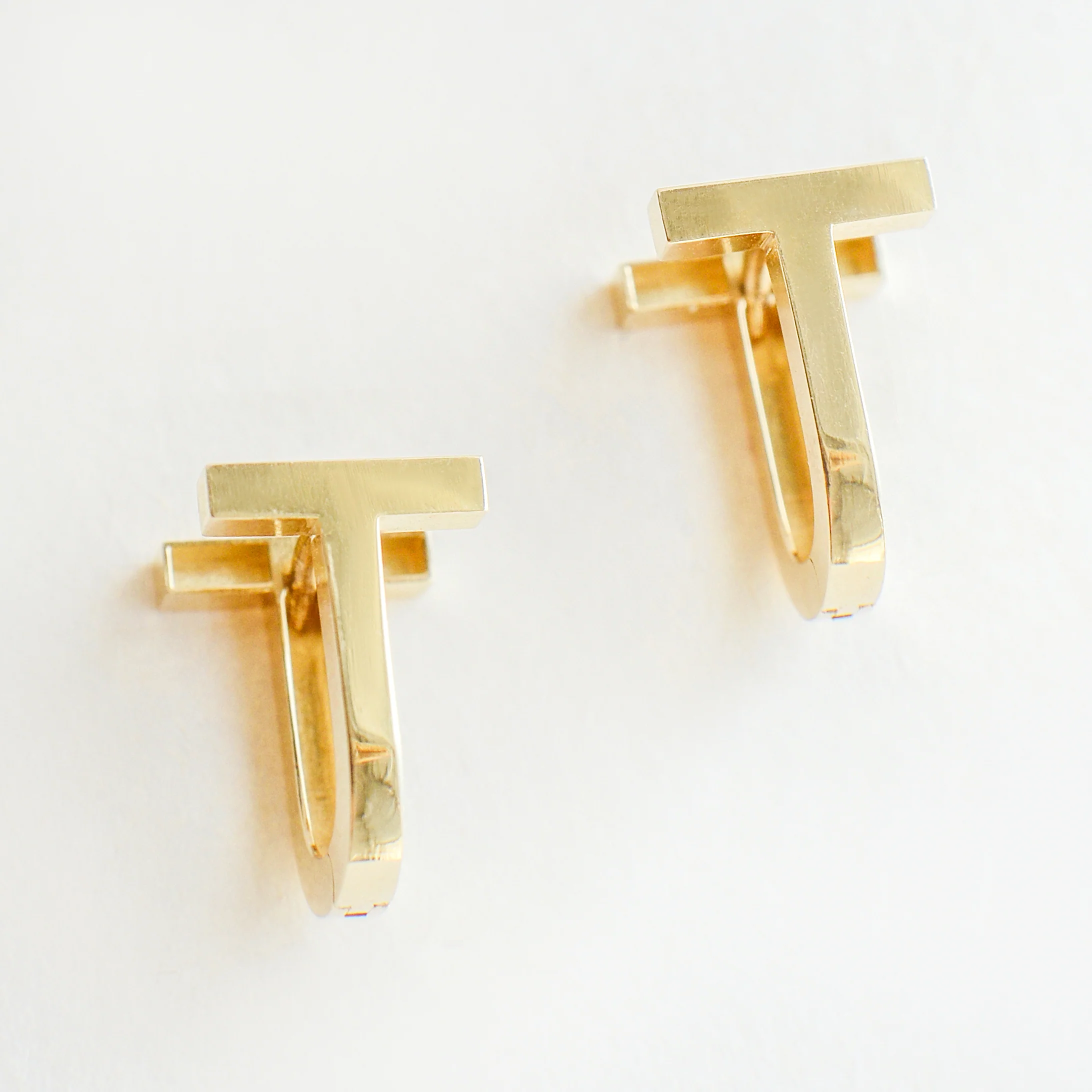 Lever Back Earrings in 14K/585 Yellow Gold - Image 3