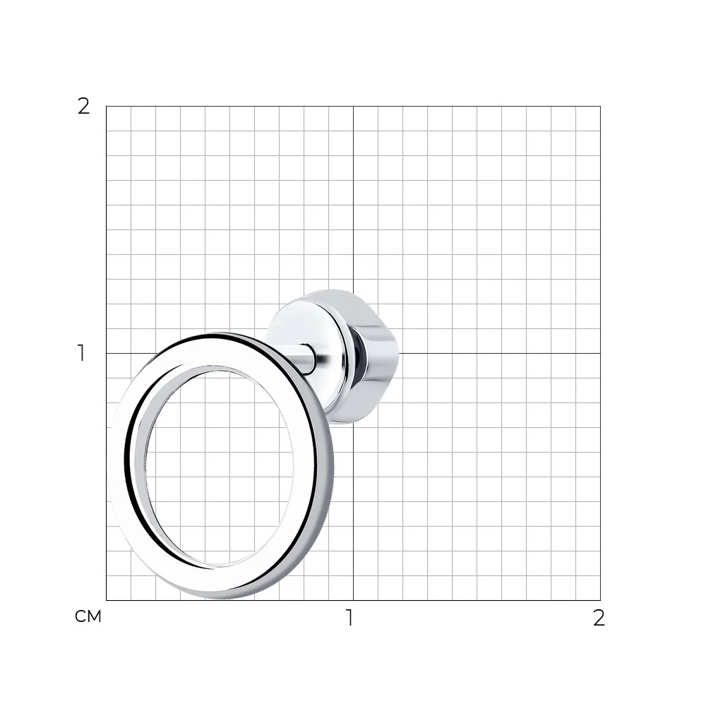 Minimalistic Single Stud Earrings - Image 2