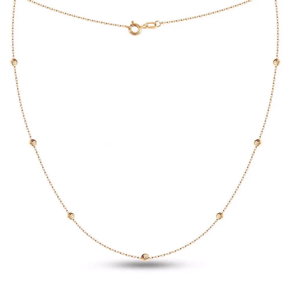 Necklace Ball in 14K/585 Rose Gold - Image 2