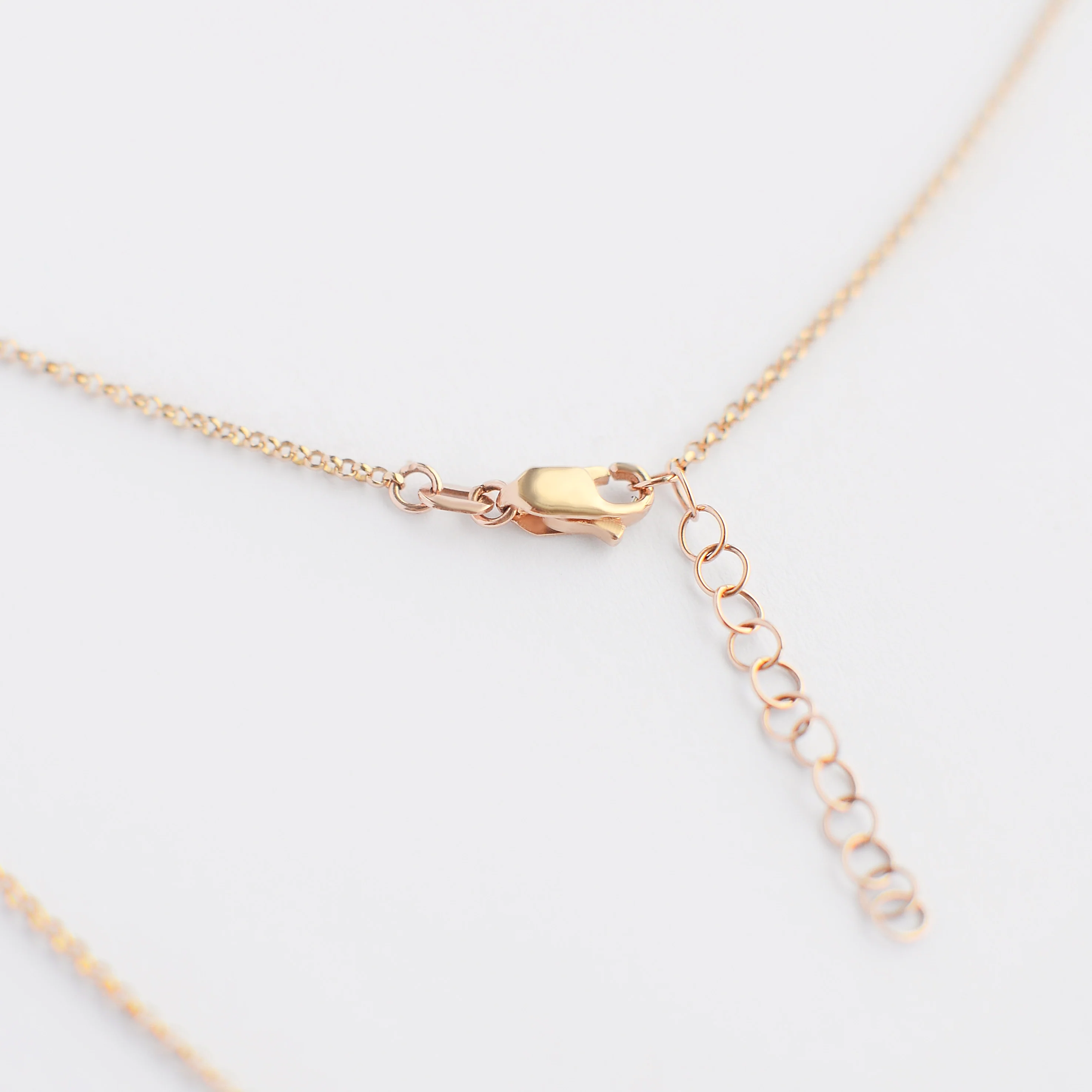 Necklace in 14K/585 Rose Gold with Cubic Zirconia - Image 6
