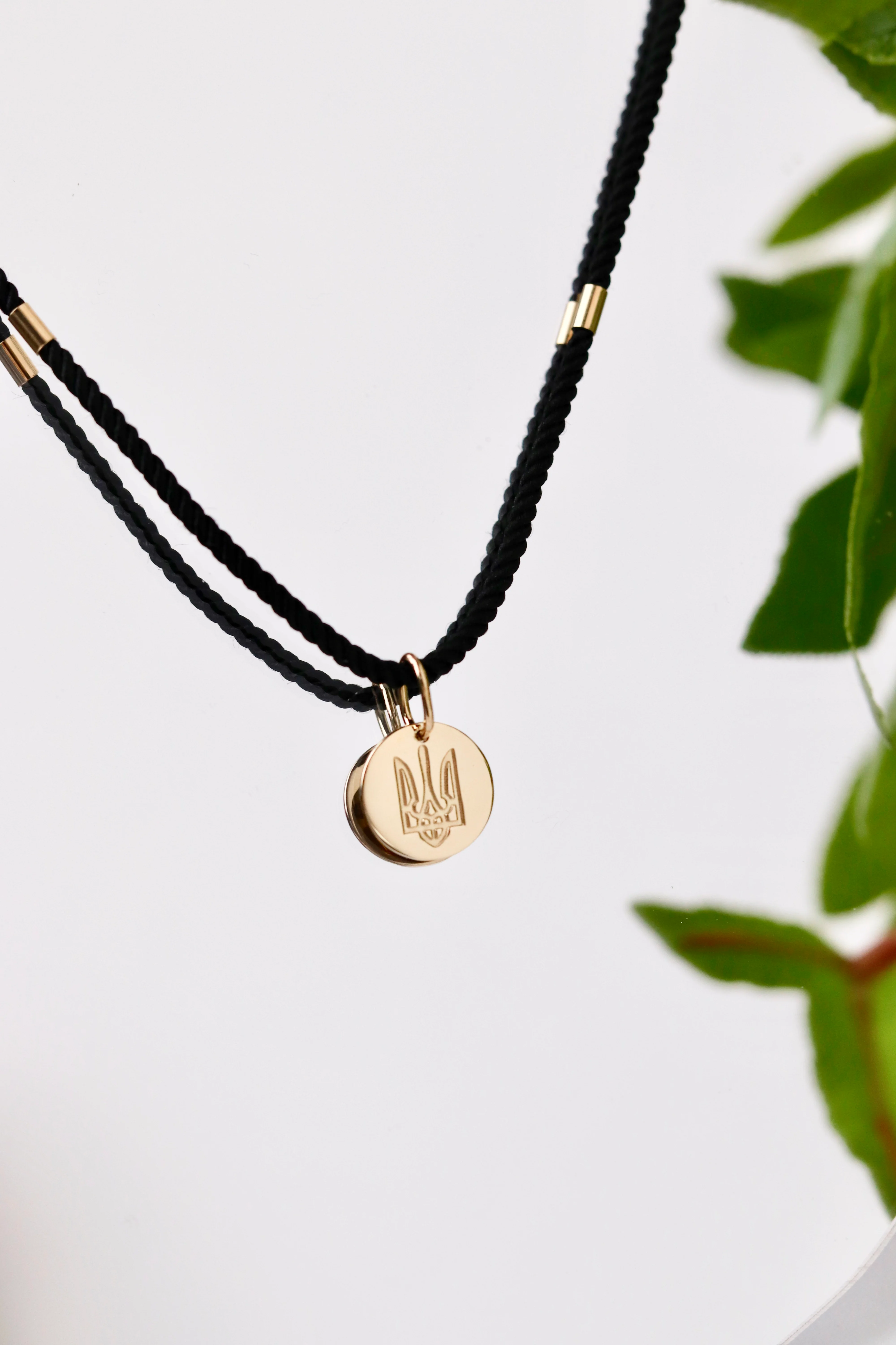 Pendant Tryzub in 14K/585 Rose Gold - Image 8