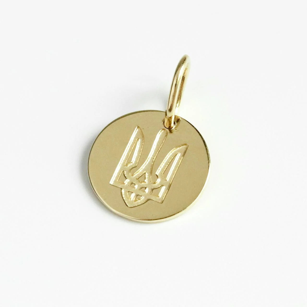 Pendant Tryzub in 14K/585 Yellow Gold
