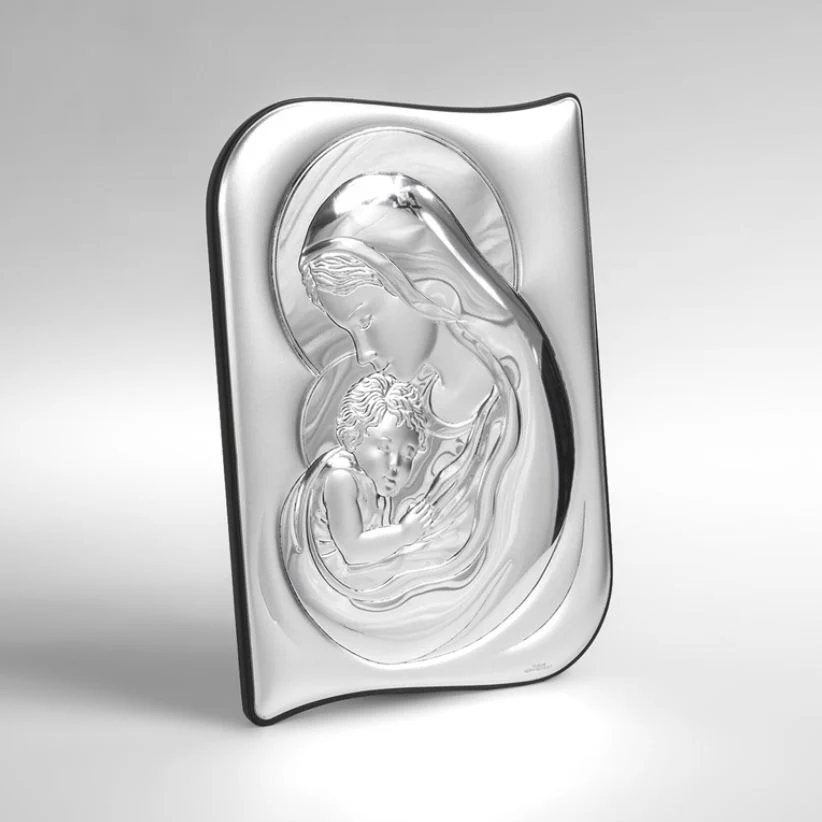 Religious Sacred Icon "Virgin Mary and Child" - Image 6
