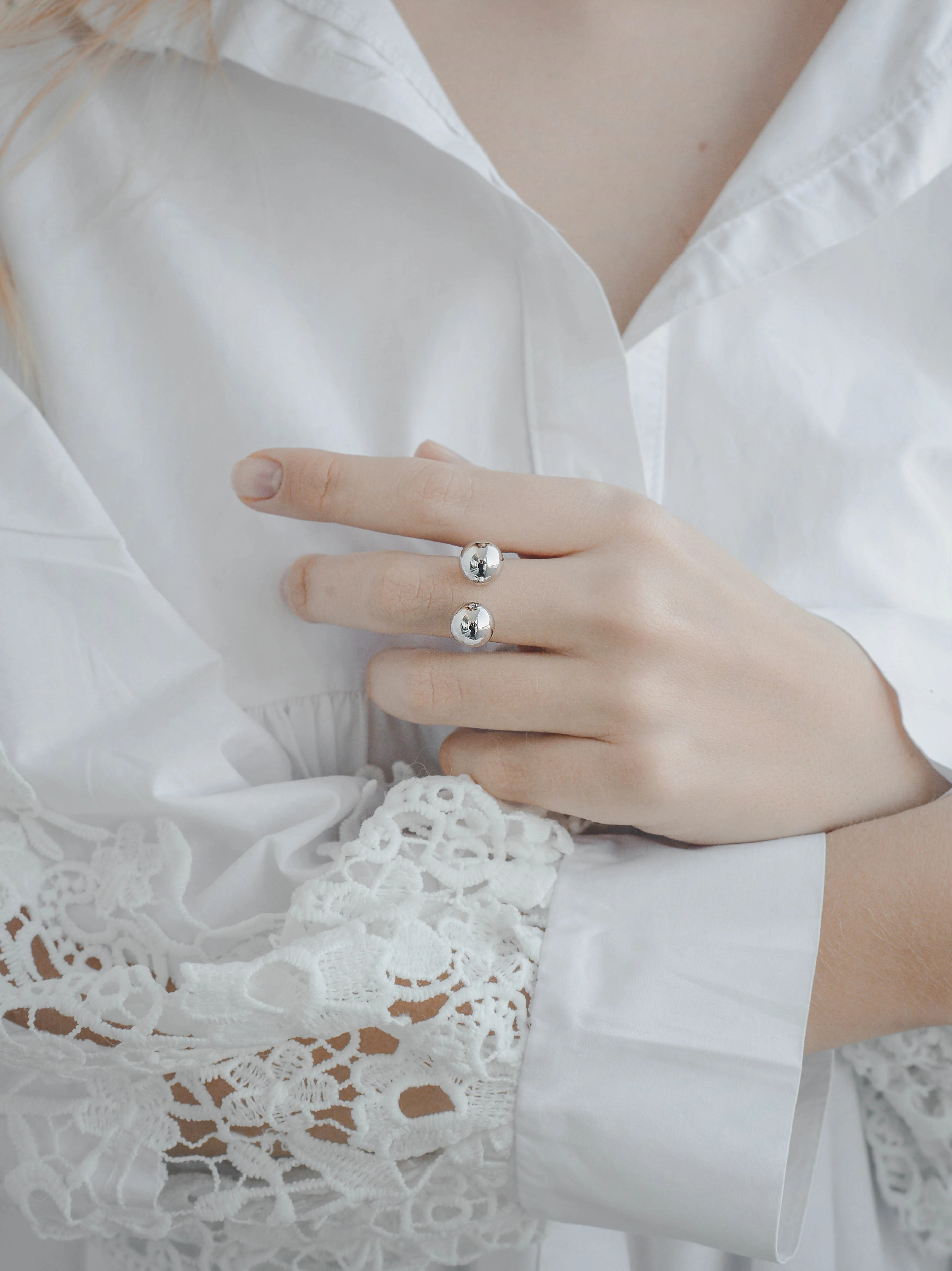 Ring in 14K/585 White Gold - Image 2