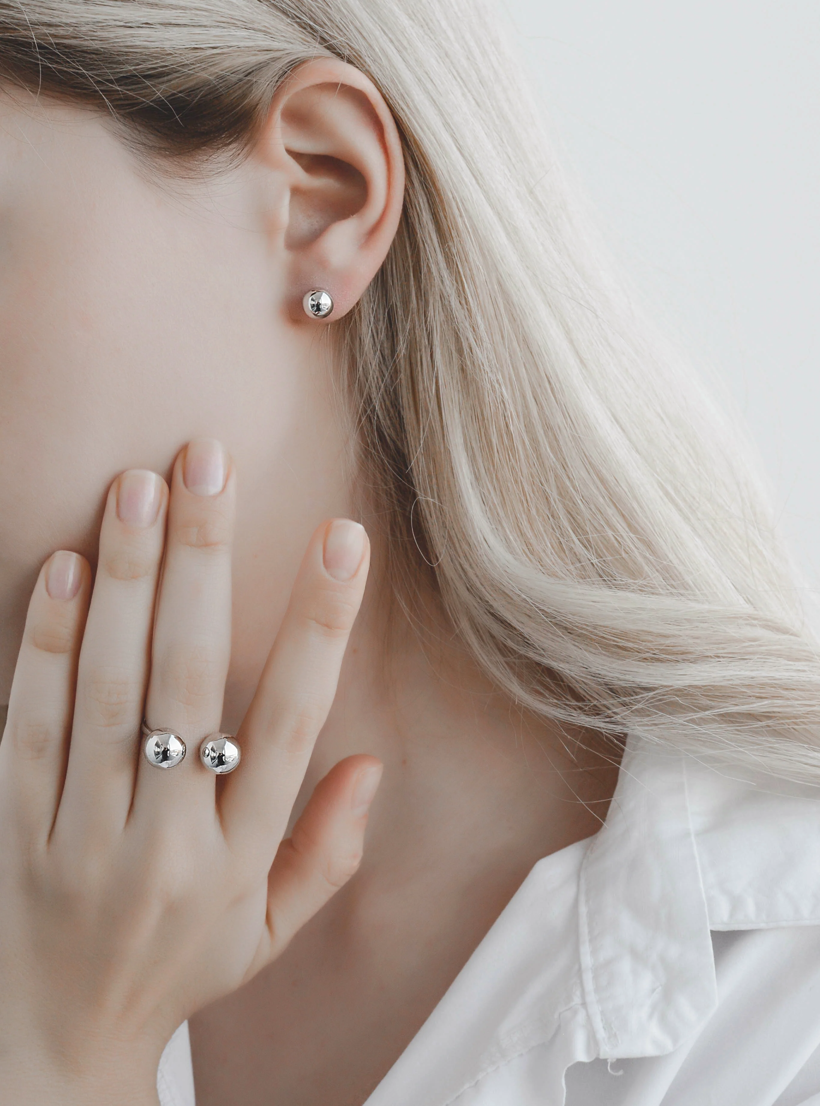 Ring in 14K/585 White Gold - Image 4