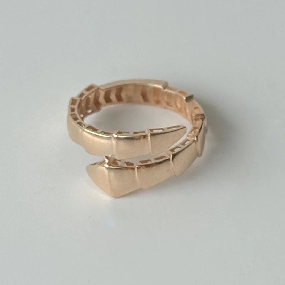 Ring in 14K/585 Rose Gold Snake - Image 4