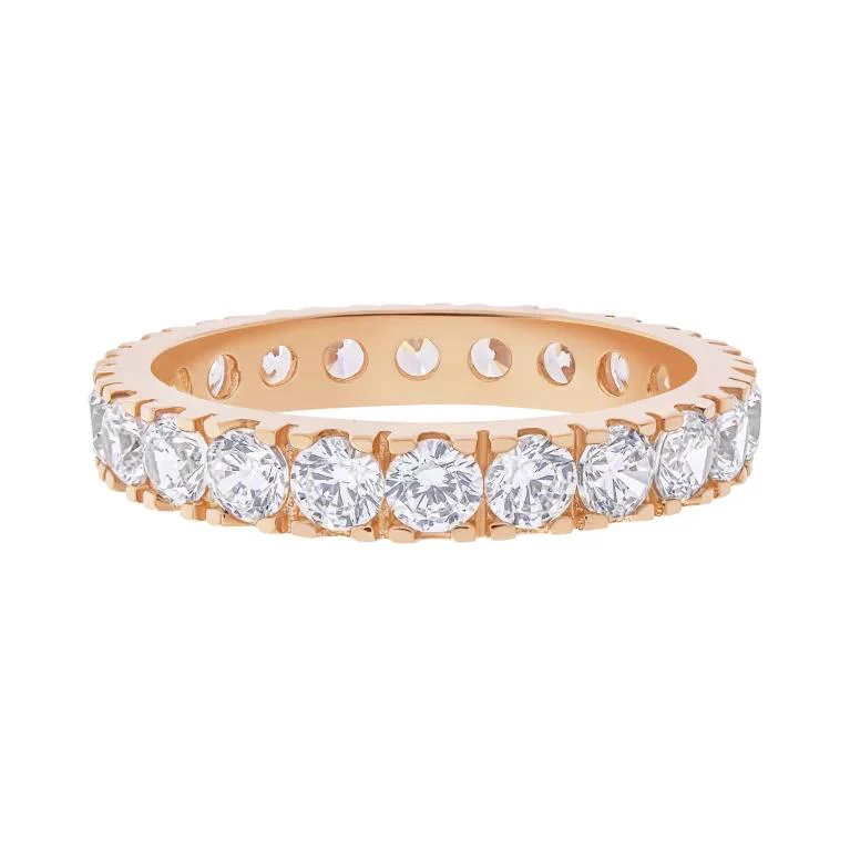 Ring in 14K/585 Rose Gold with Cubic Zirconia - Image 2