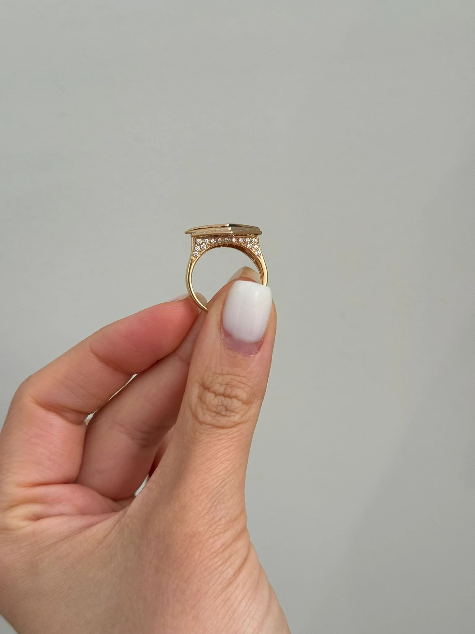 Ring in 14K/585 Rose Gold with Cubic Zirconia - Image 6