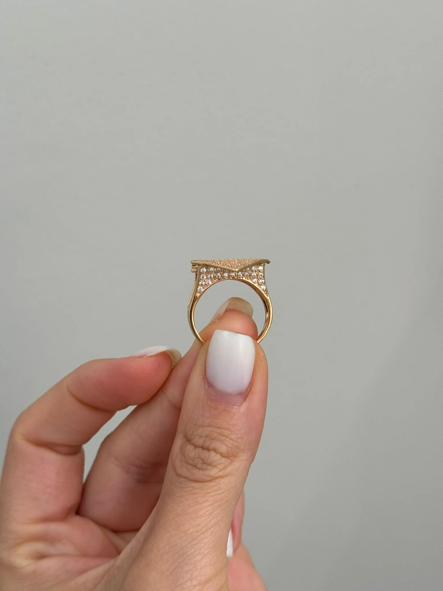 Ring in 14K/585 Rose Gold with Cubic Zirconia - Image 7
