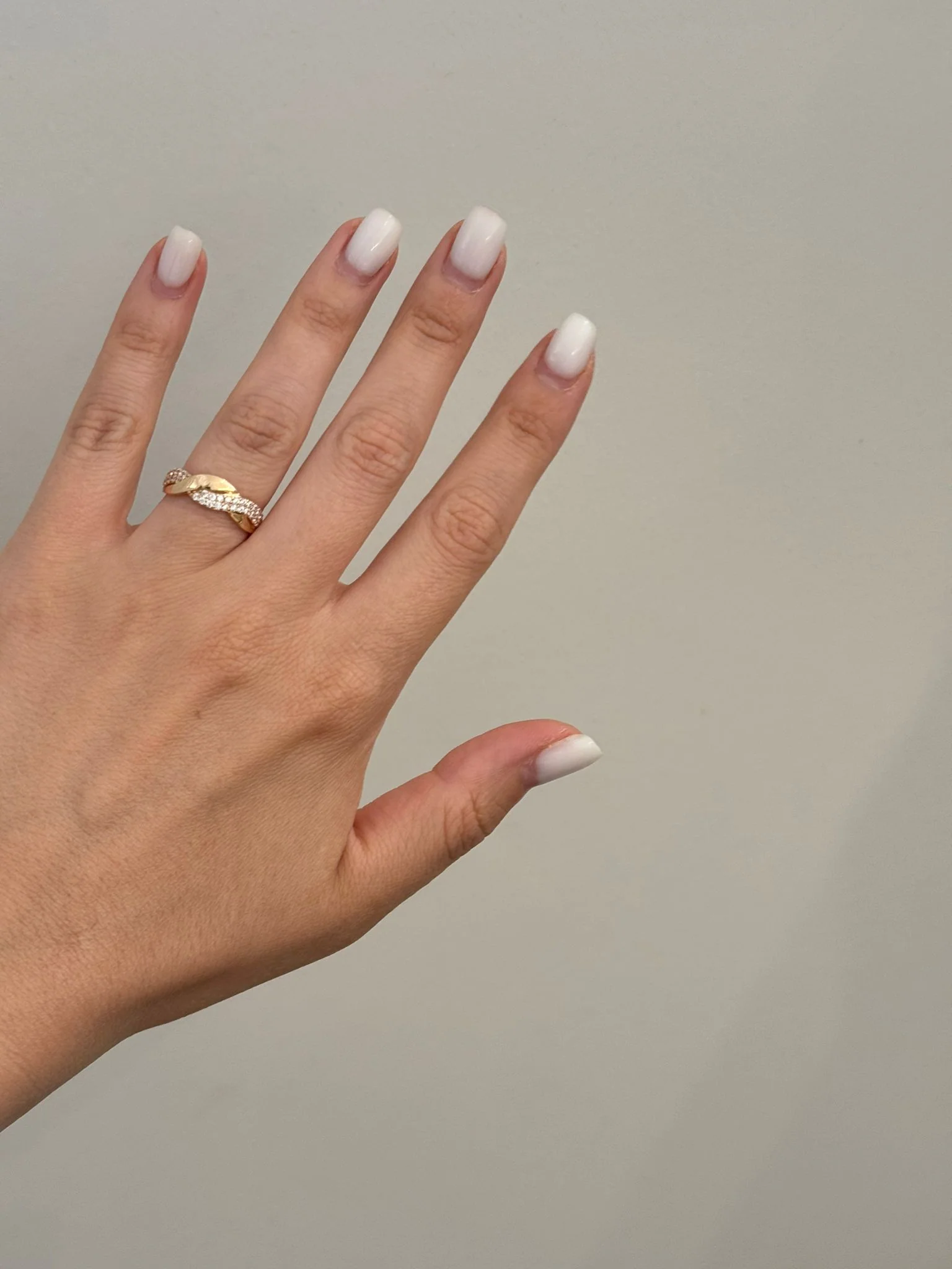 Ring in 14K/585 Rose Gold with Cubic Zirconia - Image 2