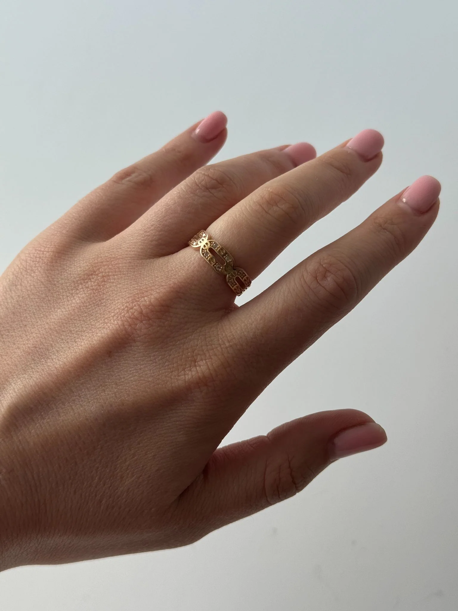 Ring in 14K/585 Rose Gold with Cubic Zirconia - Image 2