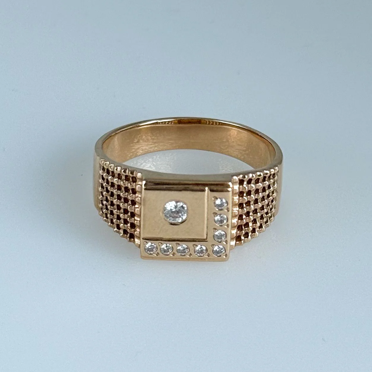 Ring in 14K/585 Rose Gold with Cubic Zirconia - Image 5
