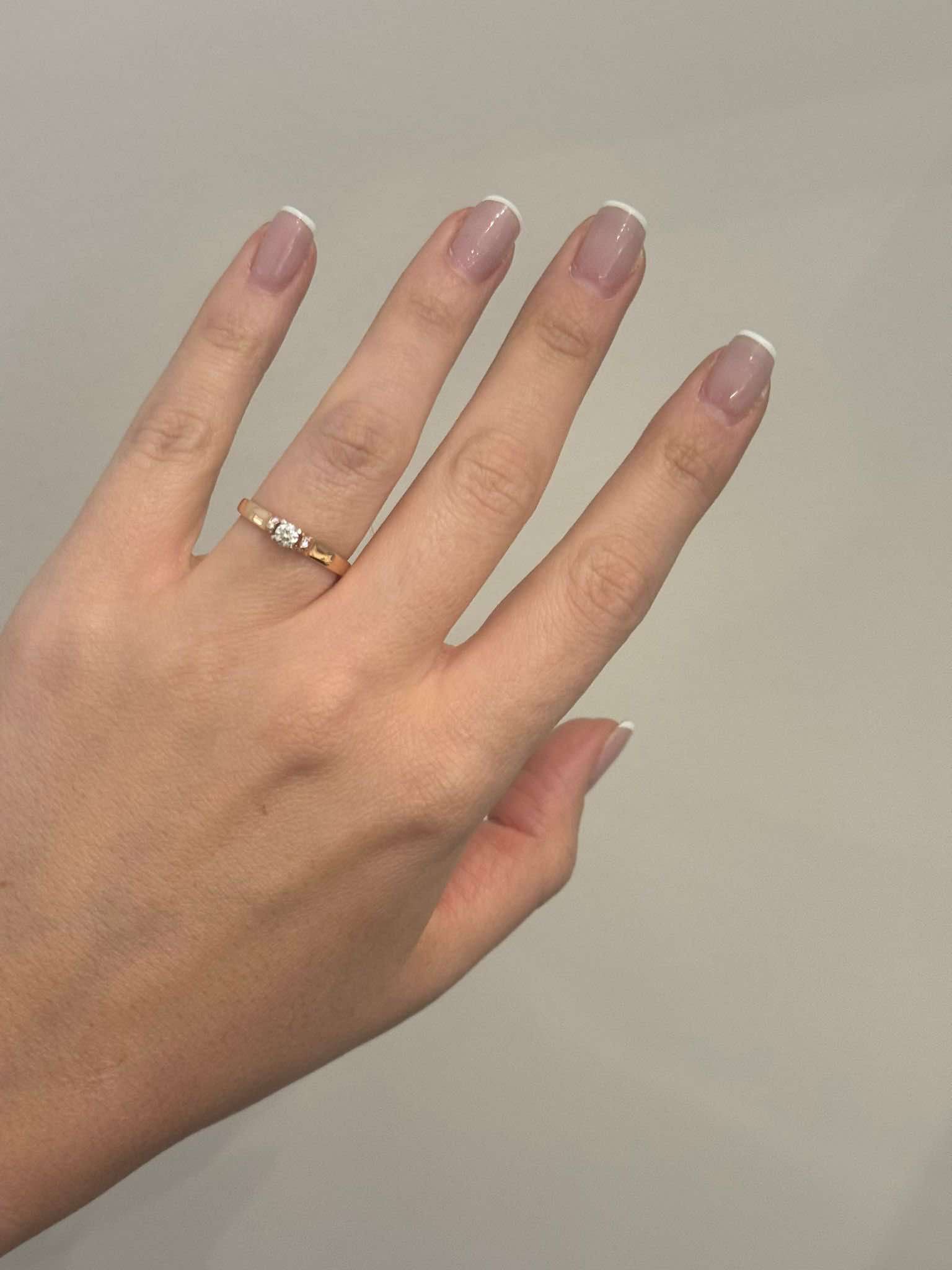 Ring in 14K/585 Rose Gold with Diamonds - Image 3