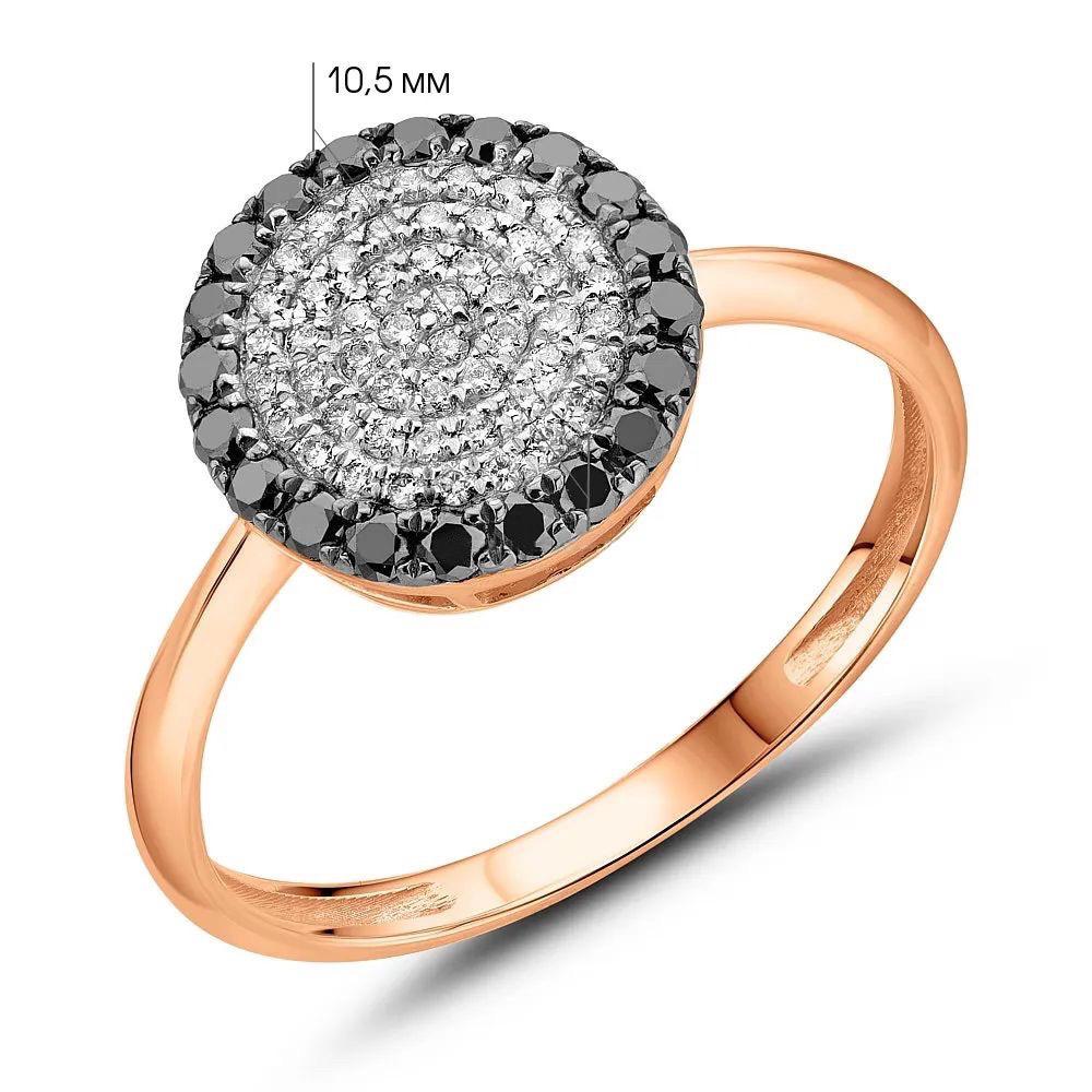 Ring in 14K/585 Rose Gold with Diamonds - Image 2