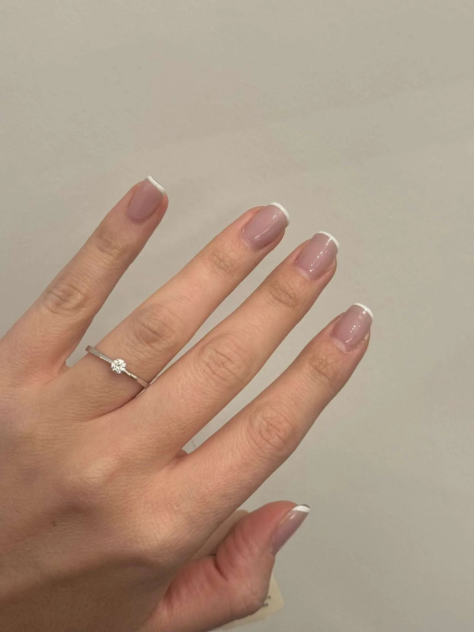 Ring in 14K/585 White Gold with Diamond - Image 3