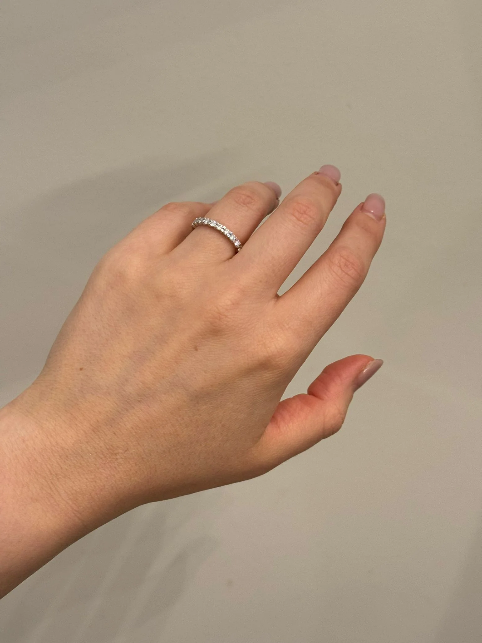 Ring in 14K/585 White Gold with Diamonds - Image 2