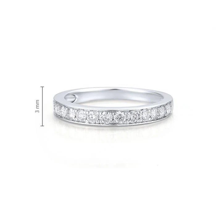 Ring in 14K/585 White Gold with Diamonds - Image 2