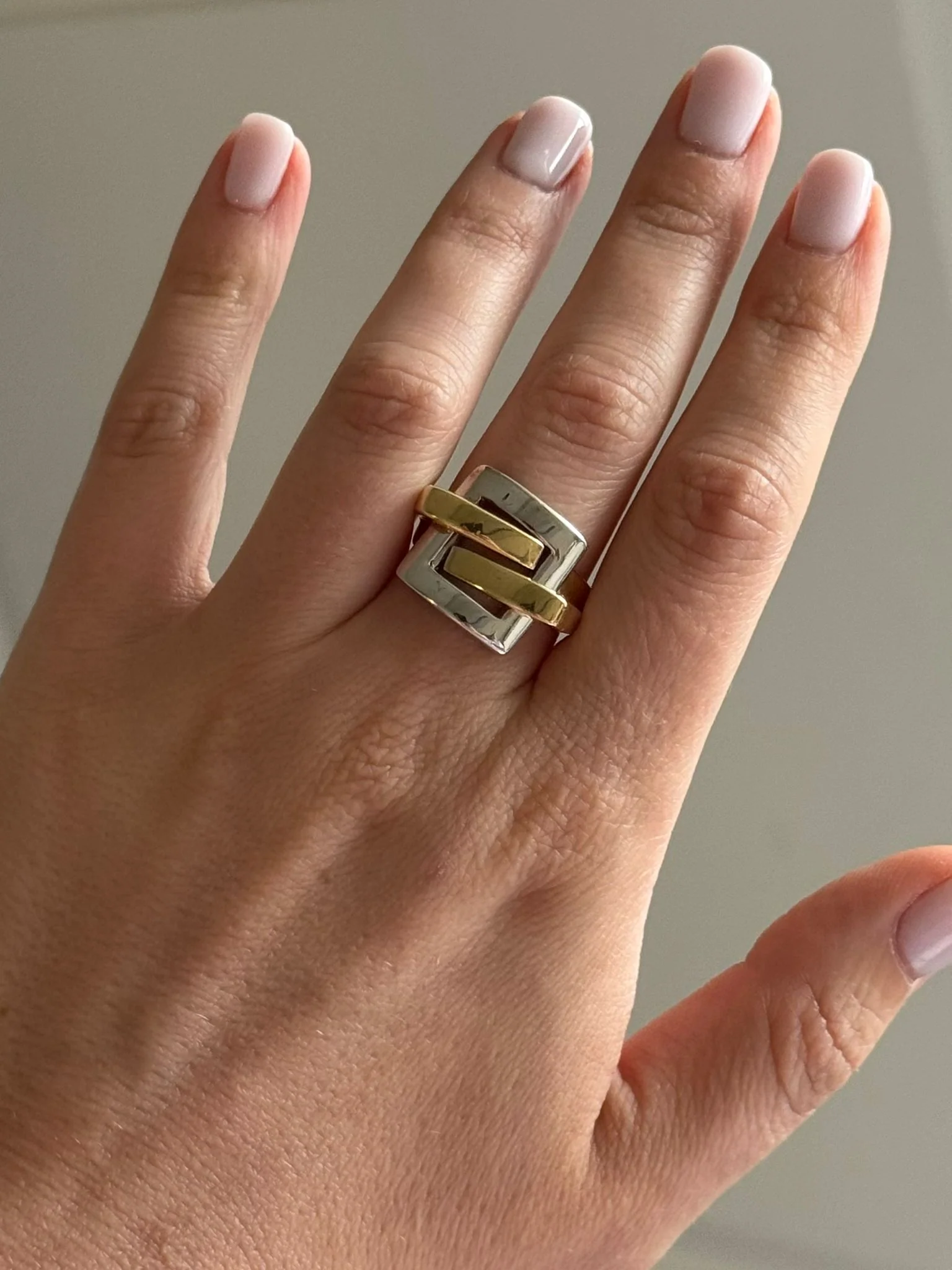 Ring in 14K/585 Yellow and White Gold - Image 2