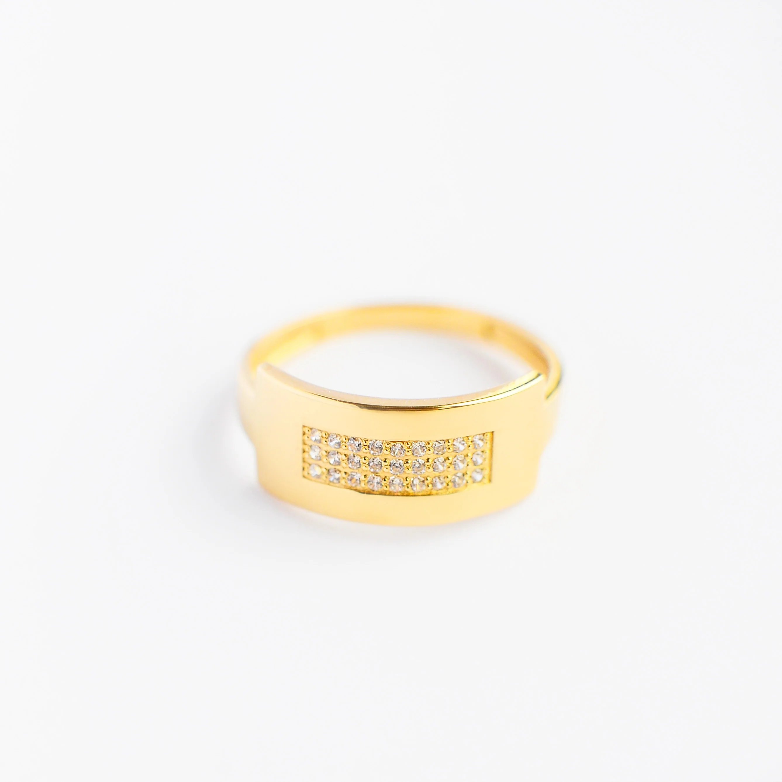 Ring in 14K/585 Rose Gold with Cubic Zirconia