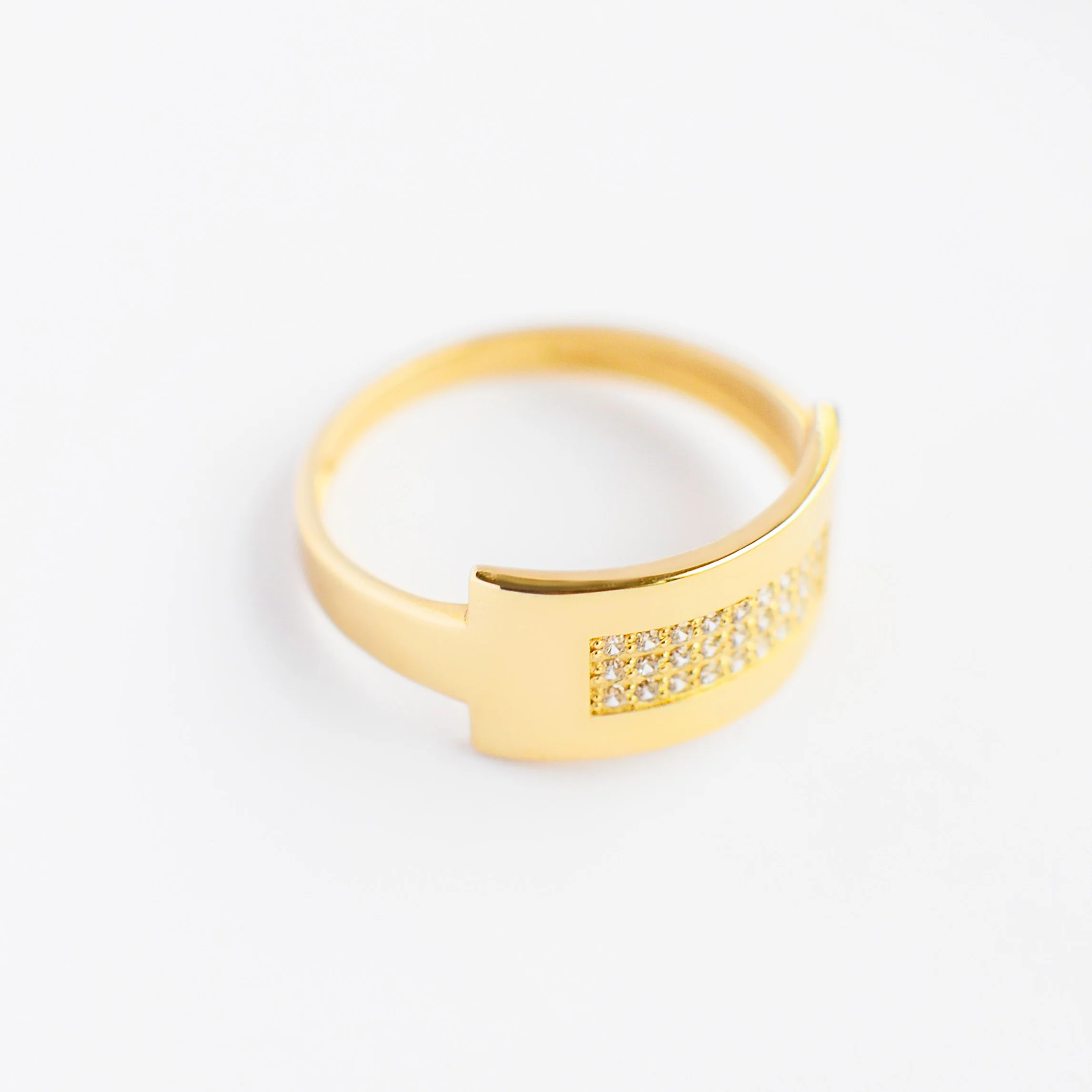 Ring in 14K/585 Rose Gold with Cubic Zirconia - Image 3