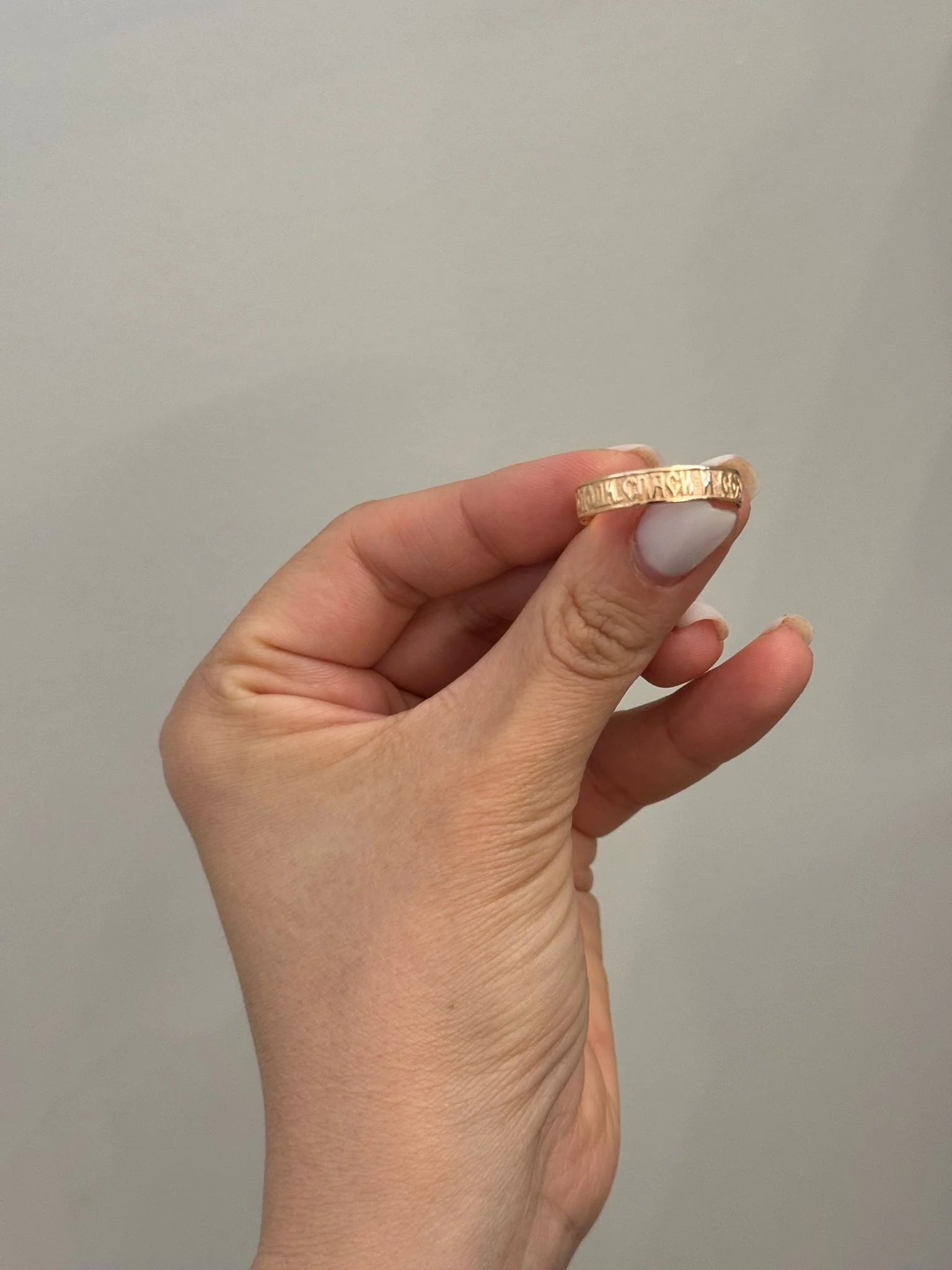 Ring "Save and Preserve" in 14K/585 Rose Gold - Image 3