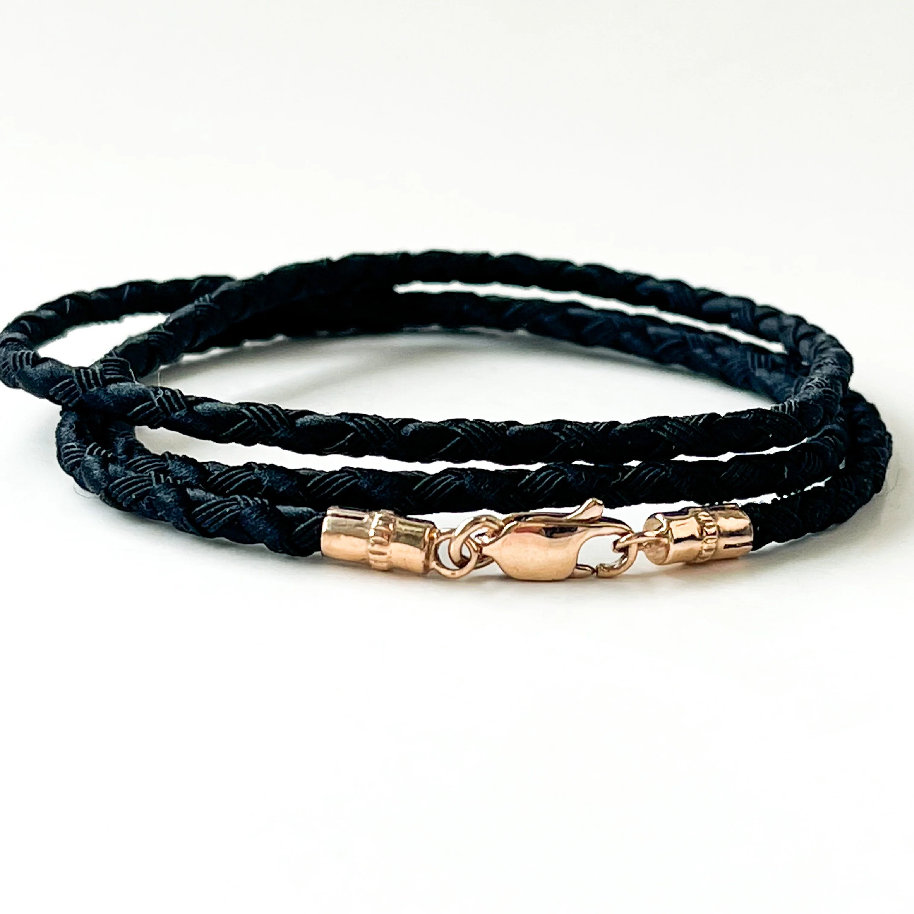 Rope with 14K/585 Rose Gold Lock - Image 2