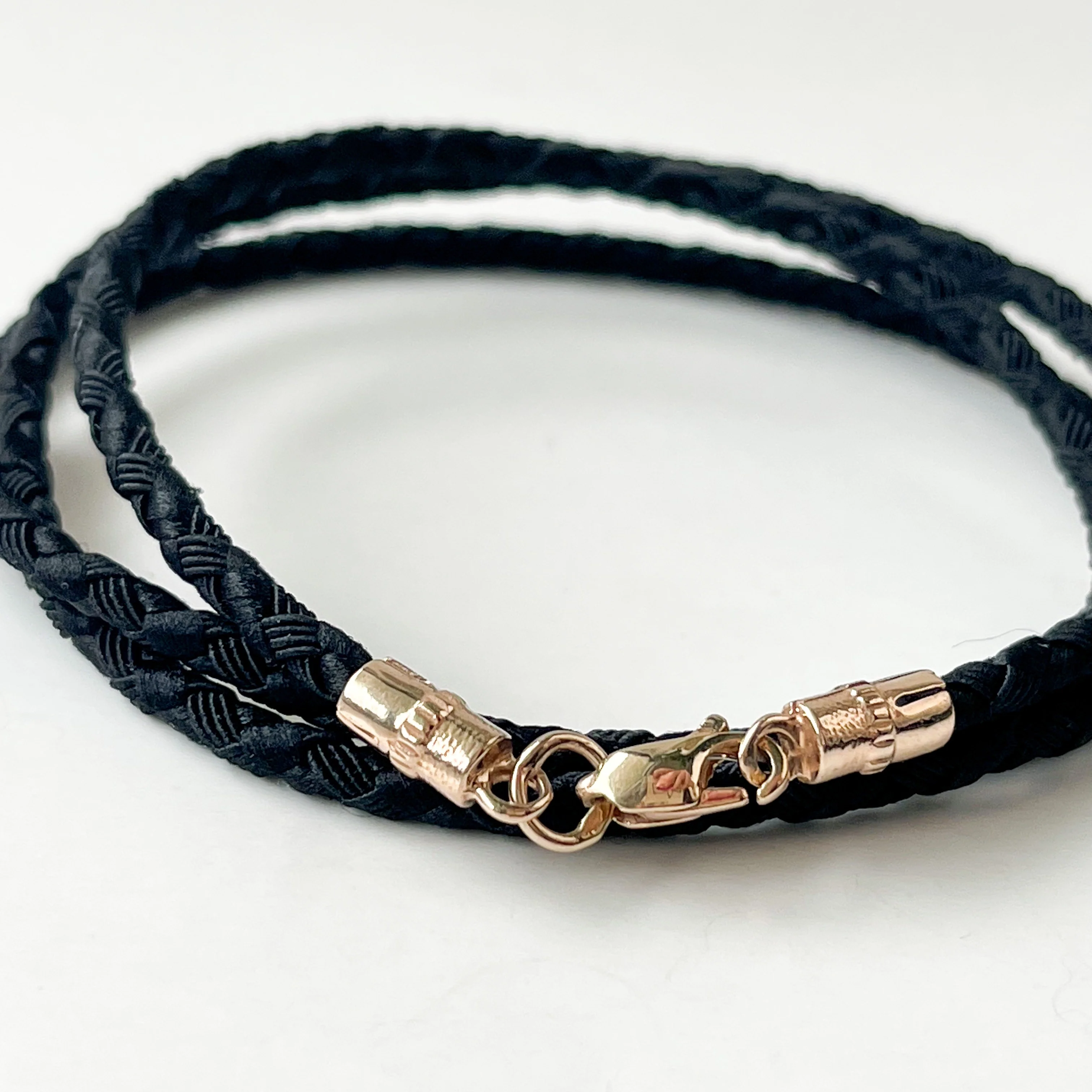 Rope with 14K/585 Rose Gold Lock - Image 3