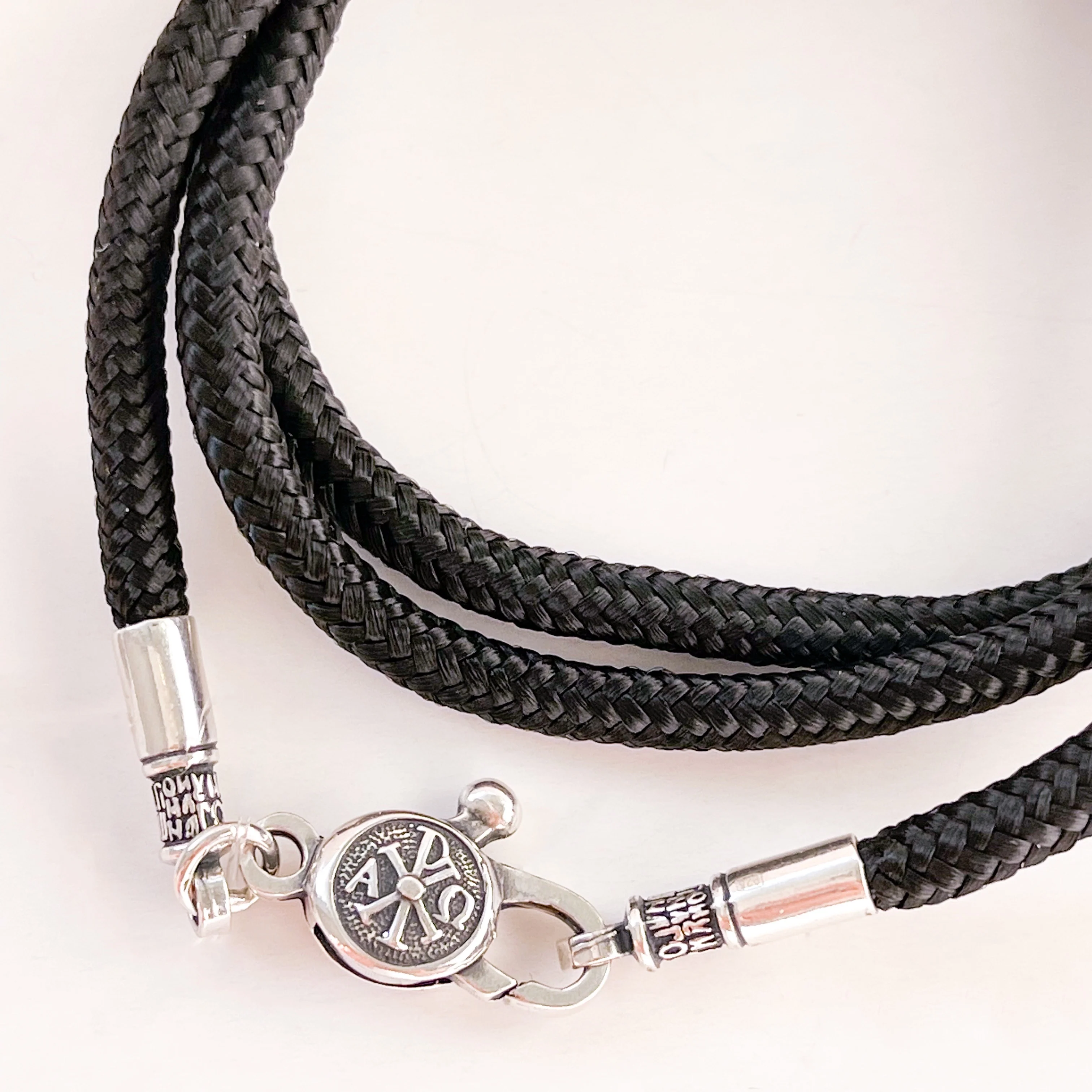 Silk Rope with 925 Sterling Silver Lock - Image 2