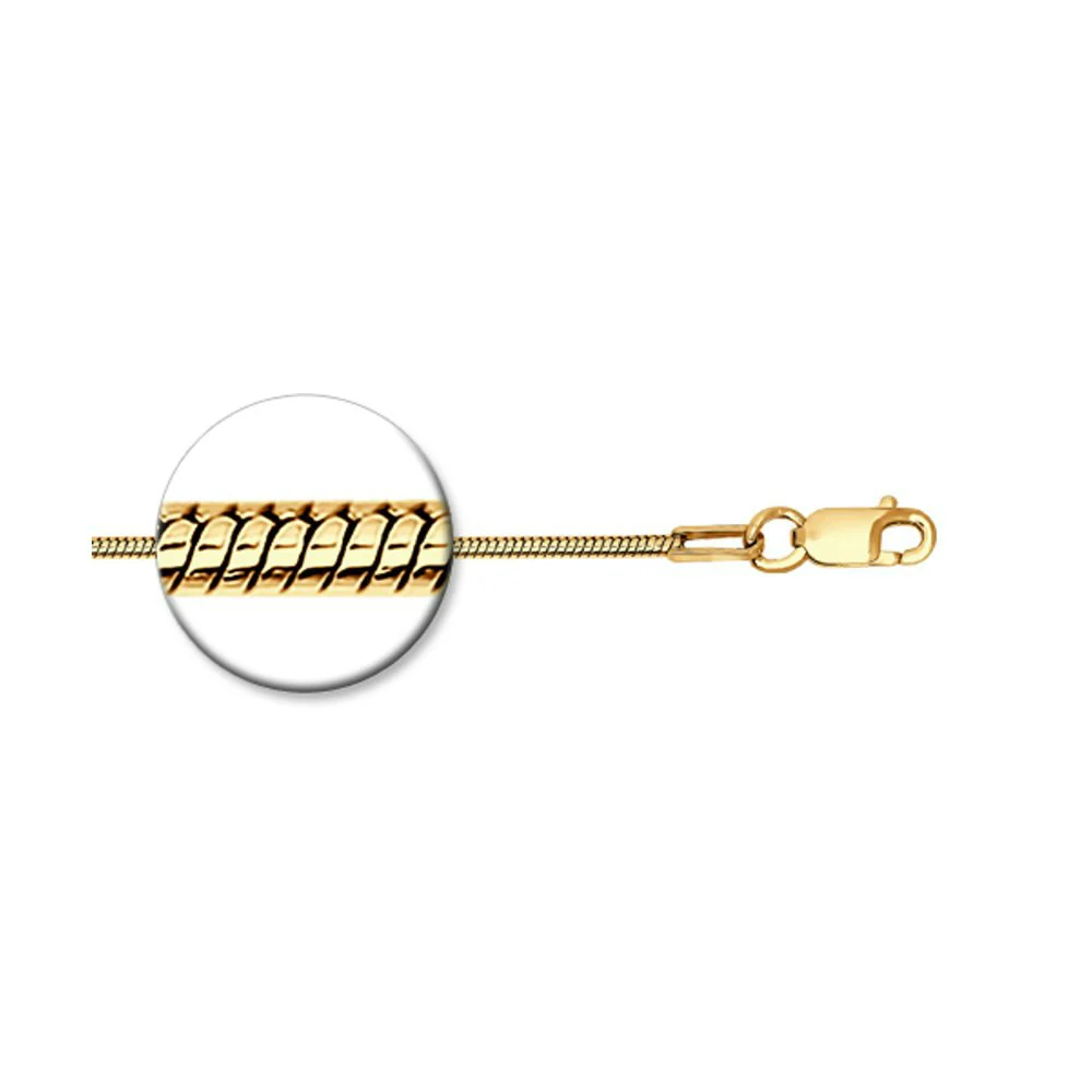 Snake Chain in 14K/585 Yellow Gold - Image 2