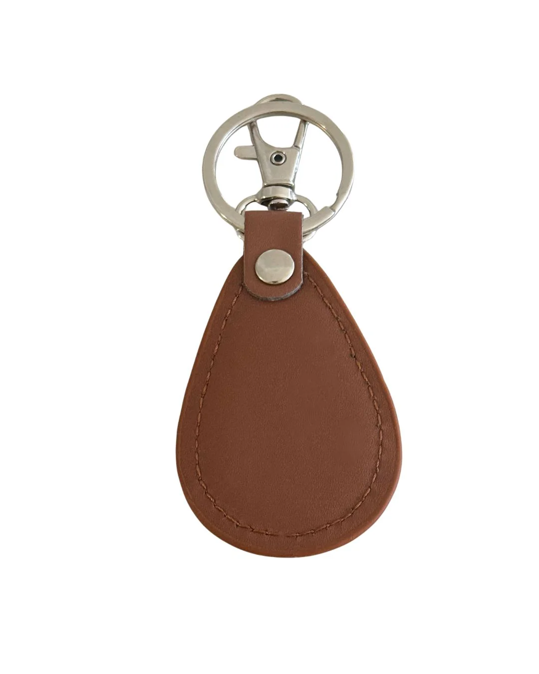 St. Andrew Faux Leather Keychain with Gold Plated Details - Image 2