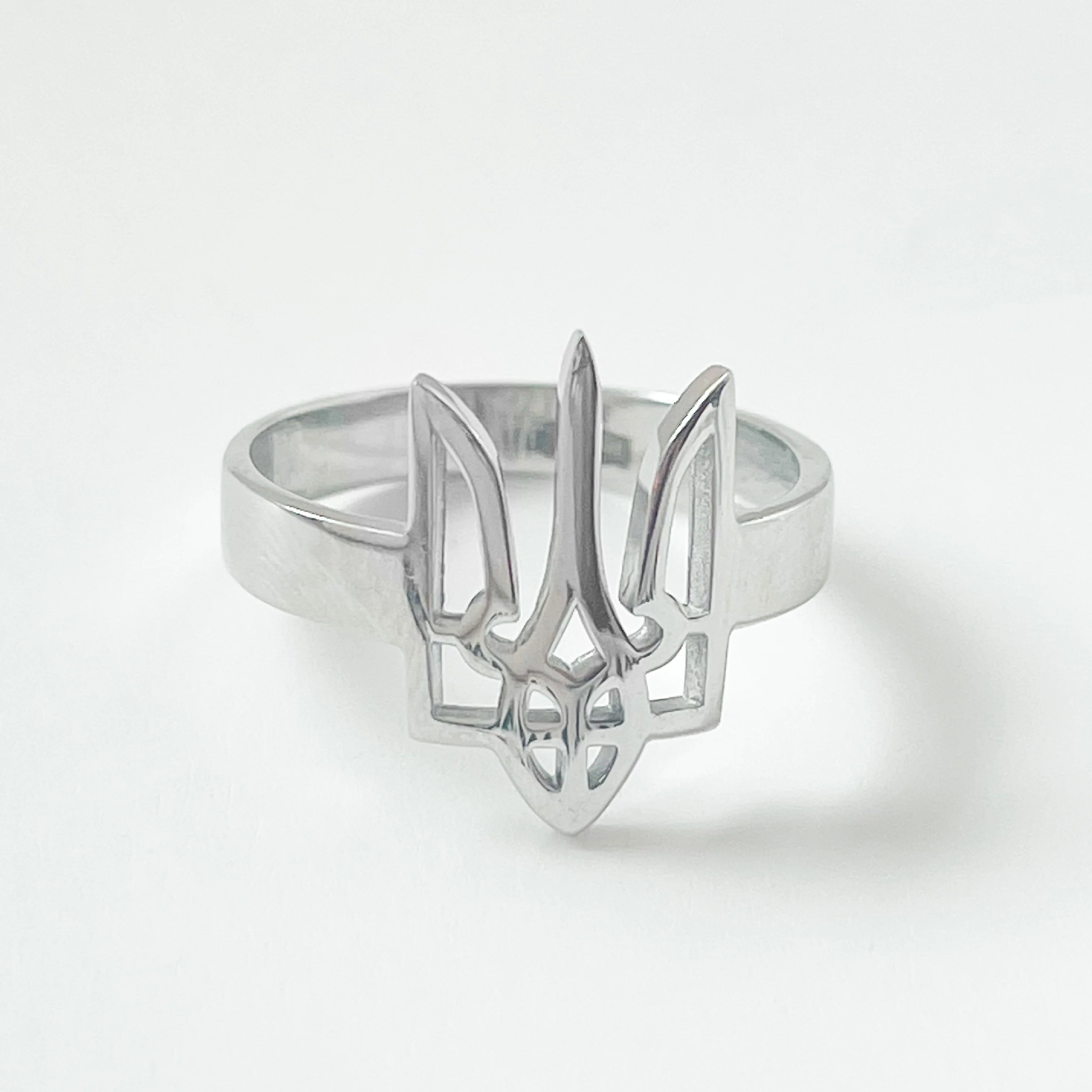 925 Sterling Silver Ring with Tryzub - Image 3