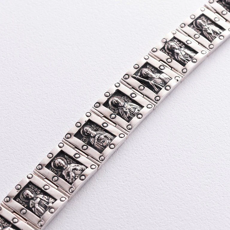 925 Sterling Silver Bracelet "All Saints" - Image 6
