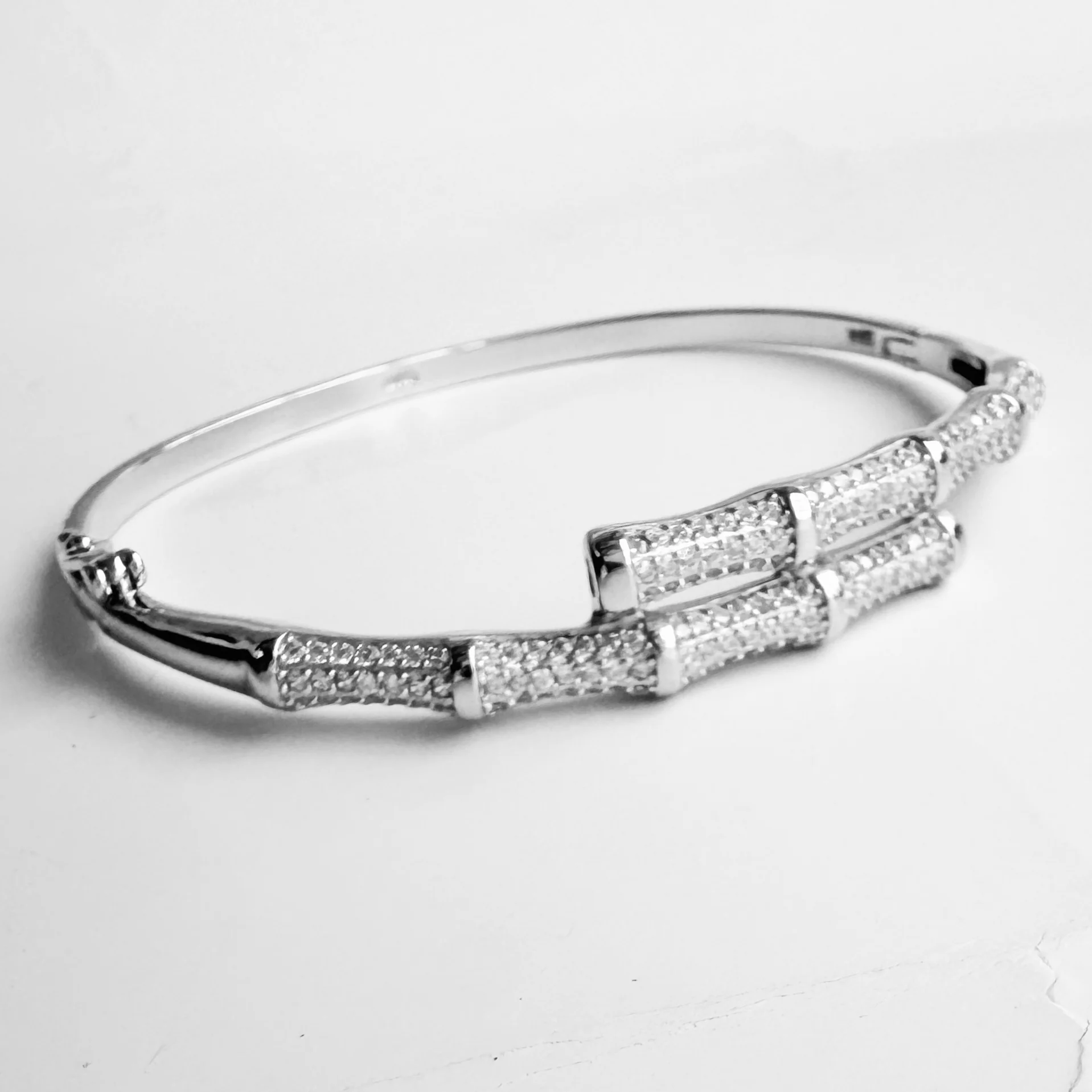 925 Sterling Silver Bracelet with Cubic Zirconia