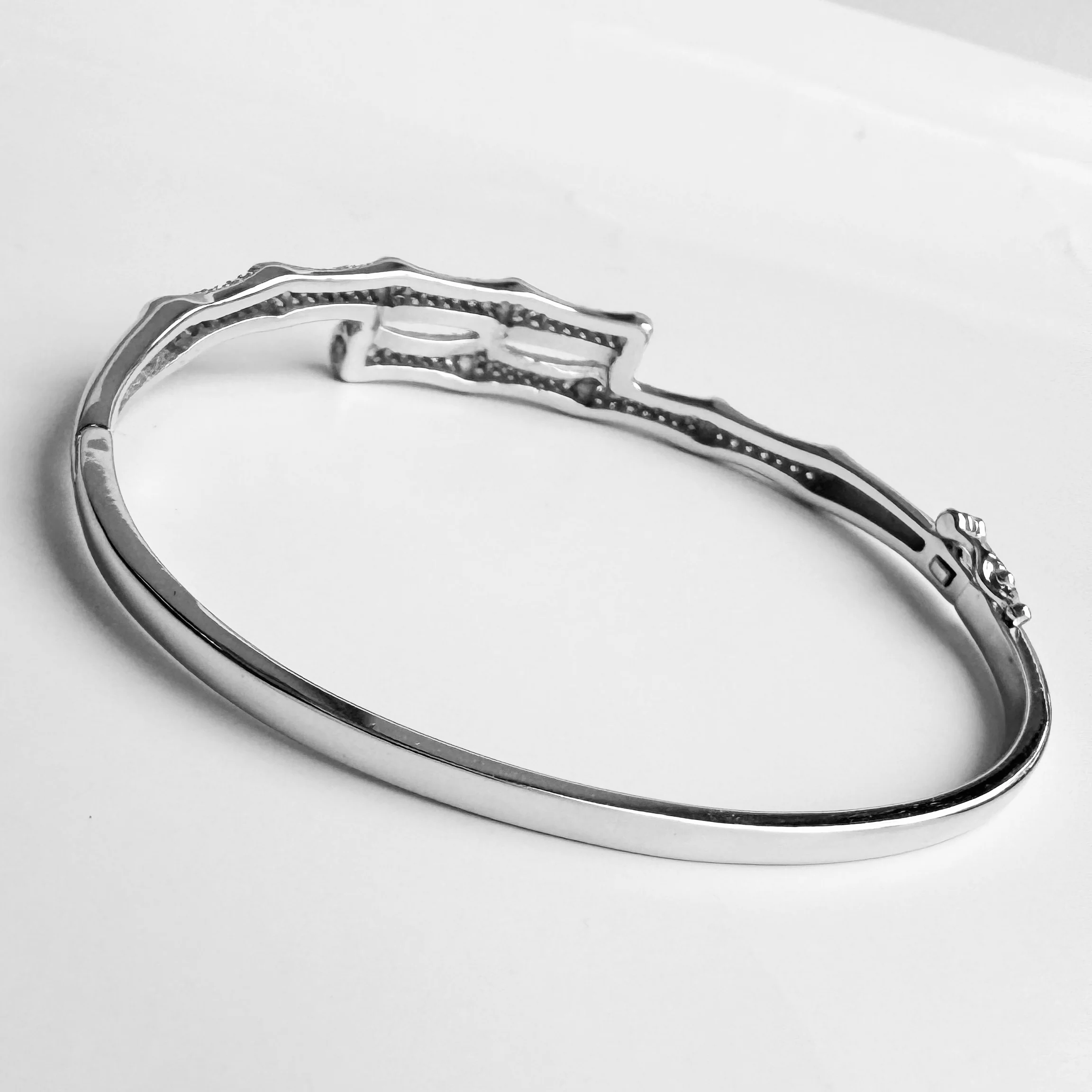 925 Sterling Silver Bracelet with Cubic Zirconia - Image 2
