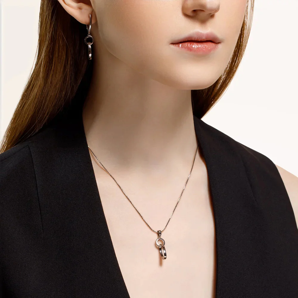 925 Sterling Silver Pendant with Diamond - Image 3