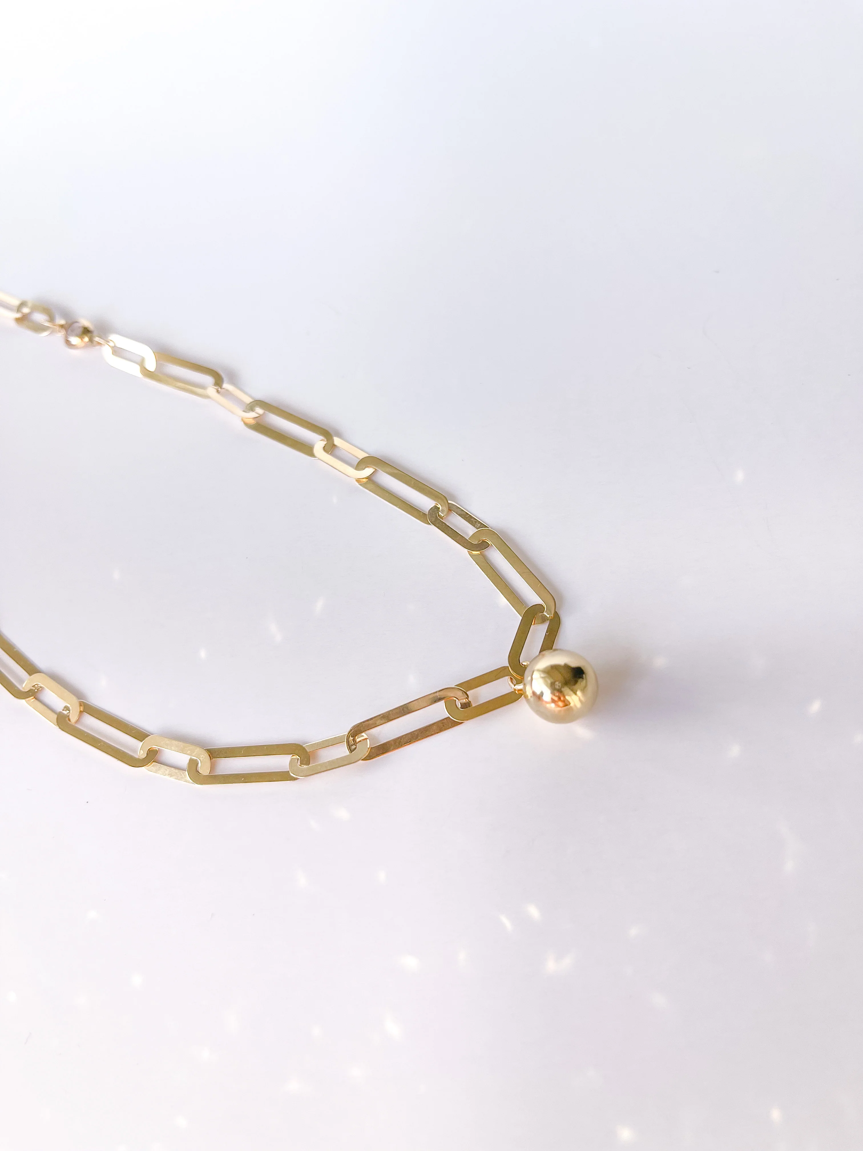 Stylish Necklace in 14K/585 Yellow Gold - Image 2