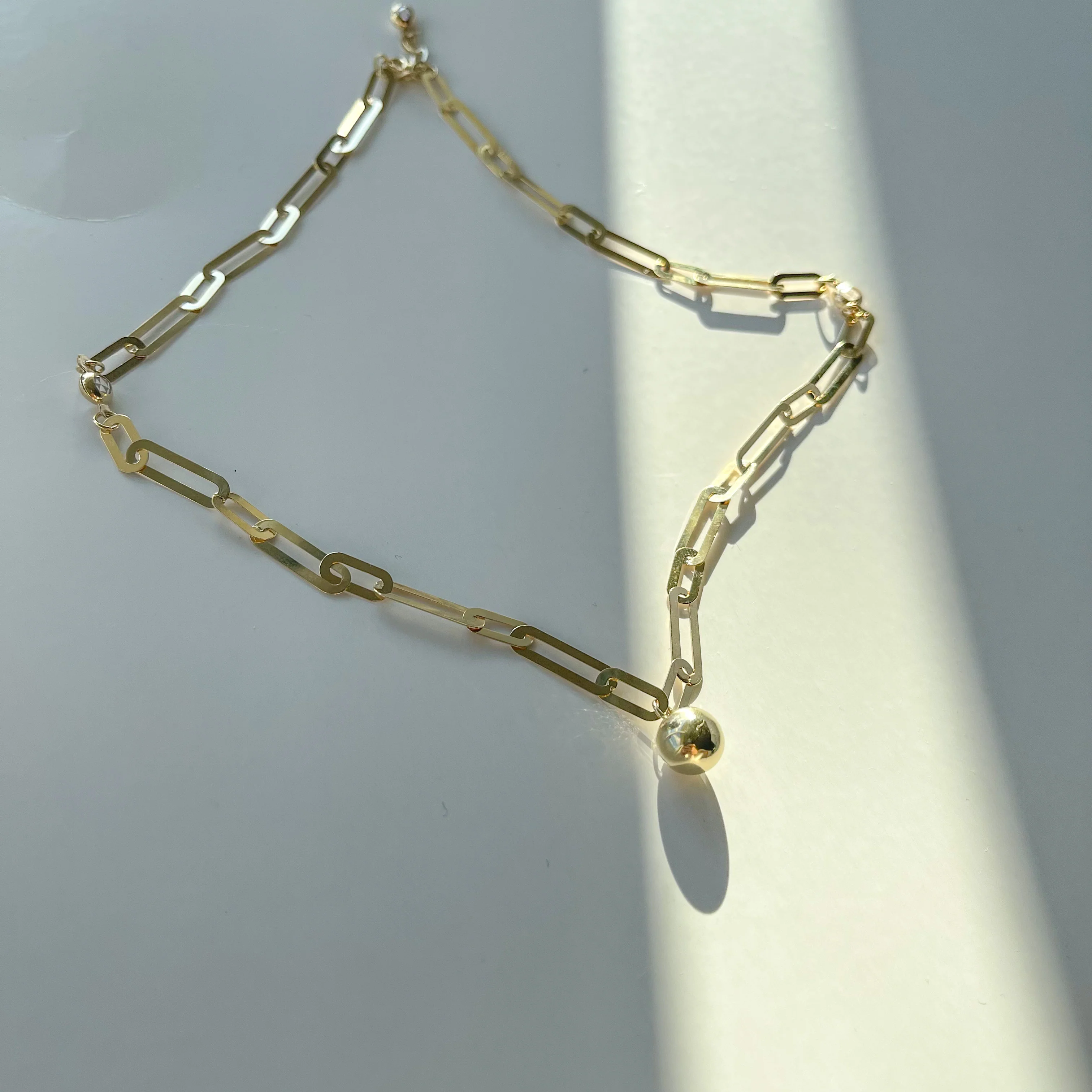 Stylish Necklace in 14K/585 Yellow Gold - Image 3