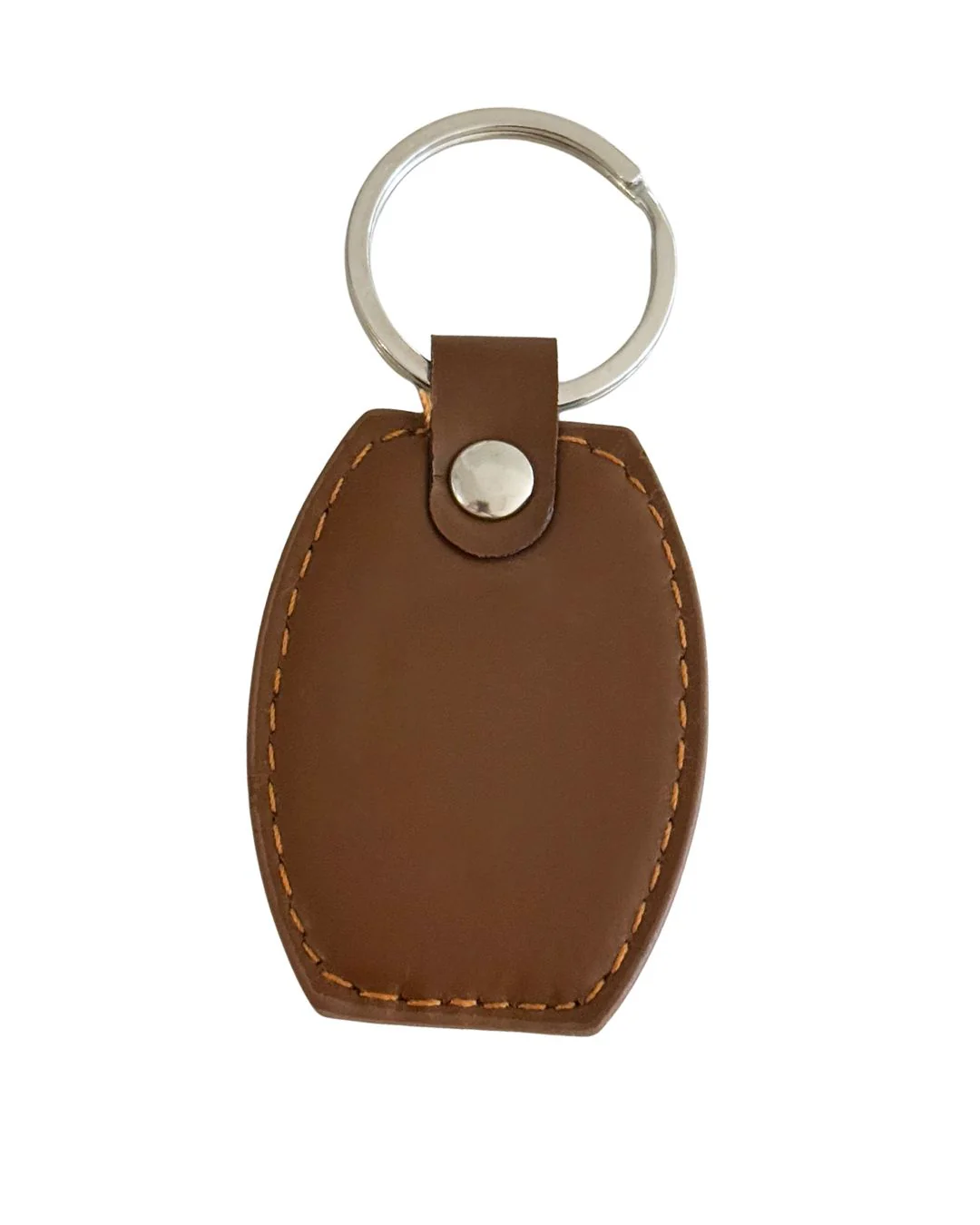 The Holy Family Faux Leather Keychain with Gold Plated Details - Image 2